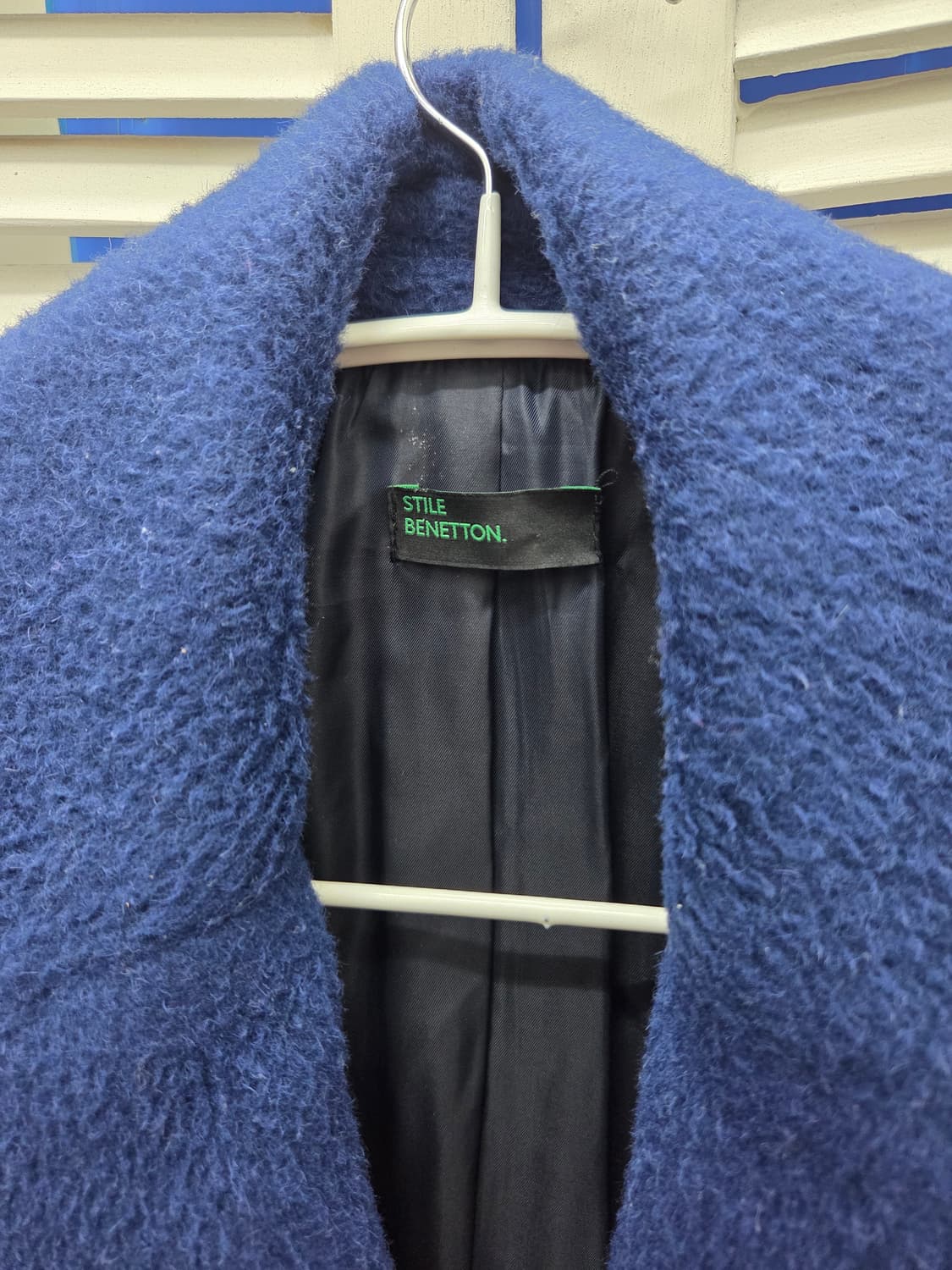 베네통 알파카 싱글 코트 상품이미지2