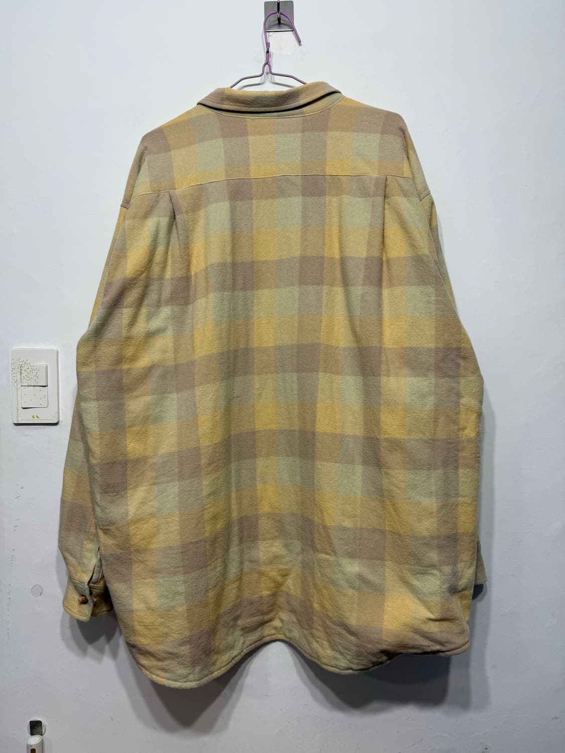 마리아노 magliano 22 체크 오버핏 아노락셔츠 M 상품이미지5