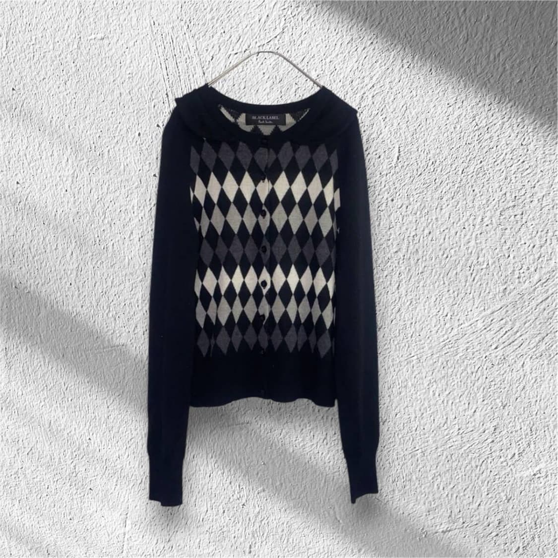 폴 스미스 블랙라벨 아가일 가디건 상품이미지1