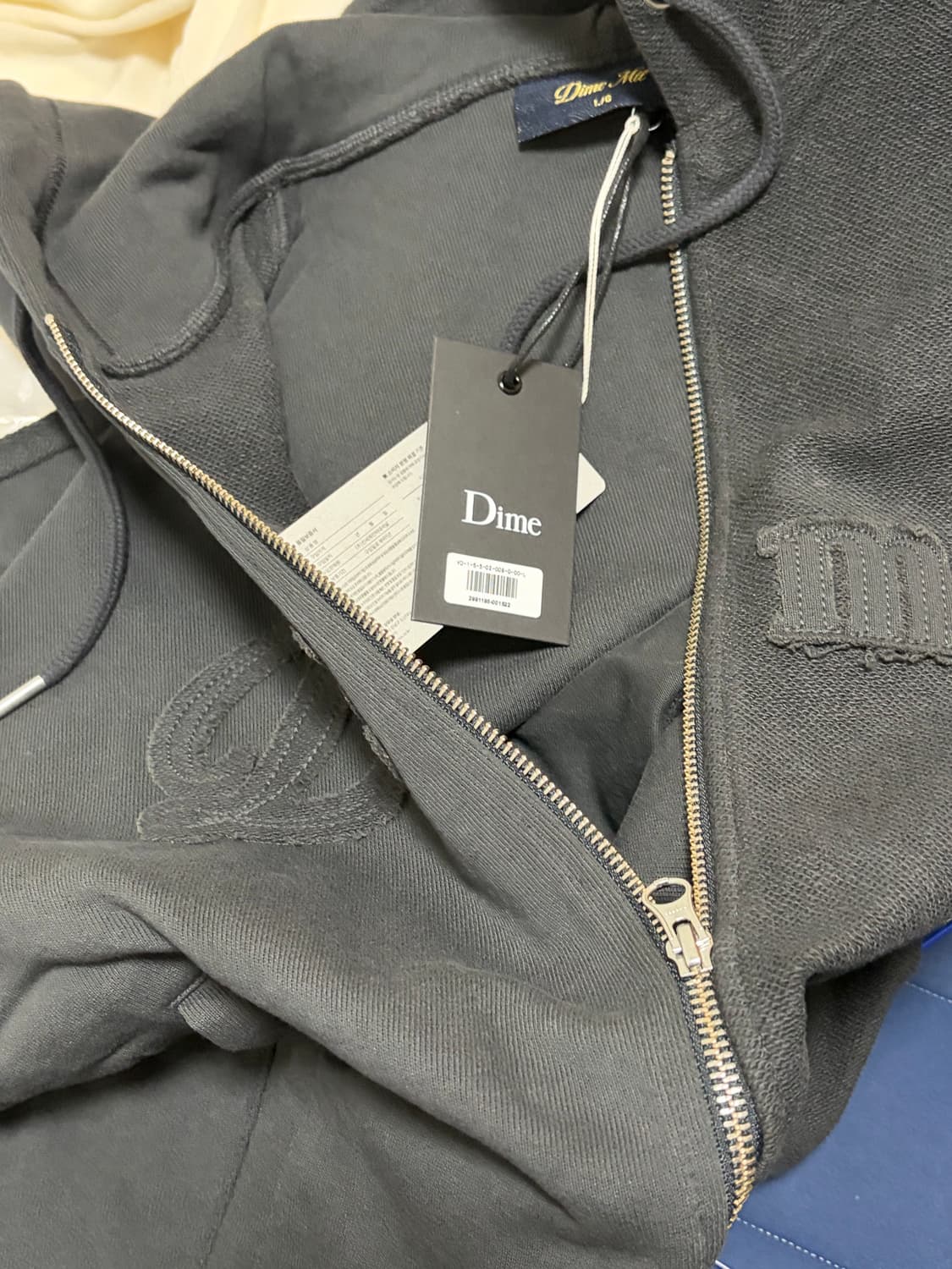 DIME 리버스 프렌치 테리 지퍼 후디  상품이미지8