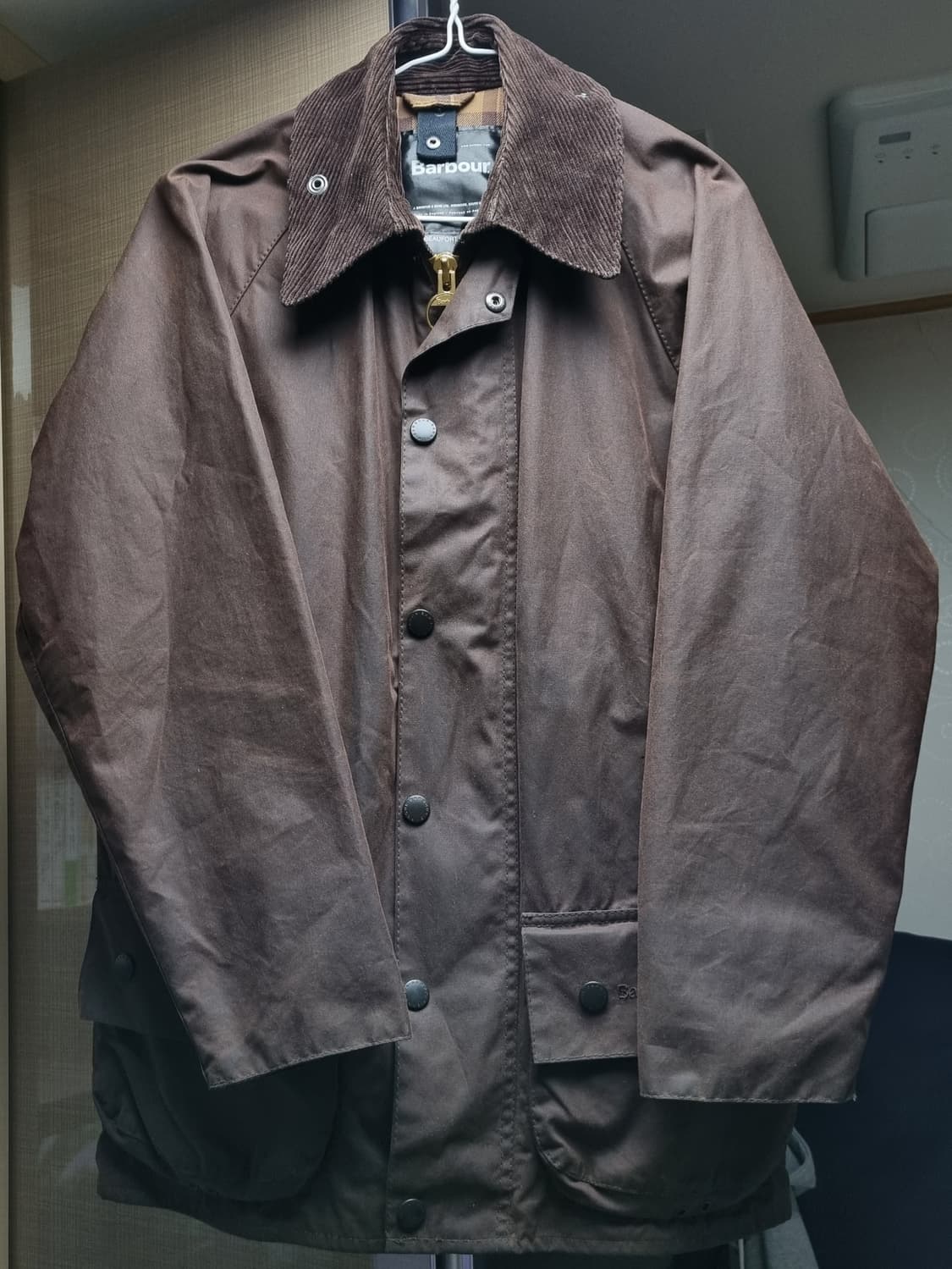 [Barbour] 바버 뷰포트 왁스 자켓 34 브라운 상품이미지1