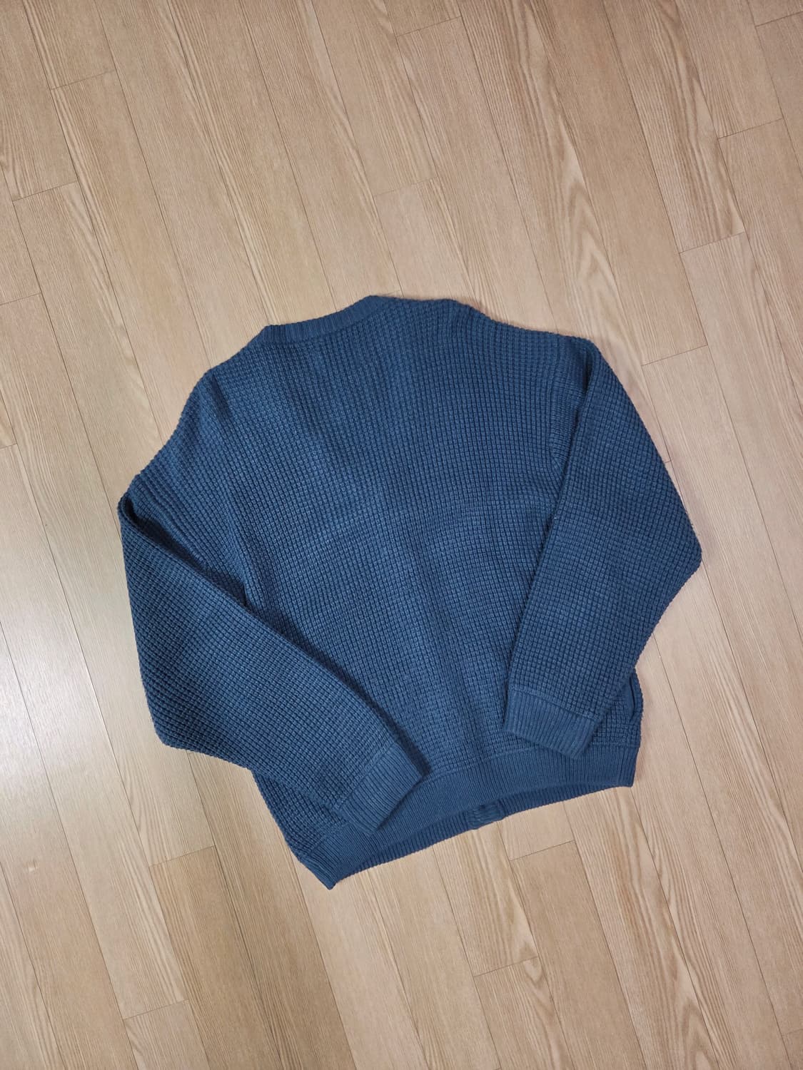 SKOOKUM SHIPS 파스텔 블루 짜임 카디건 상품이미지6