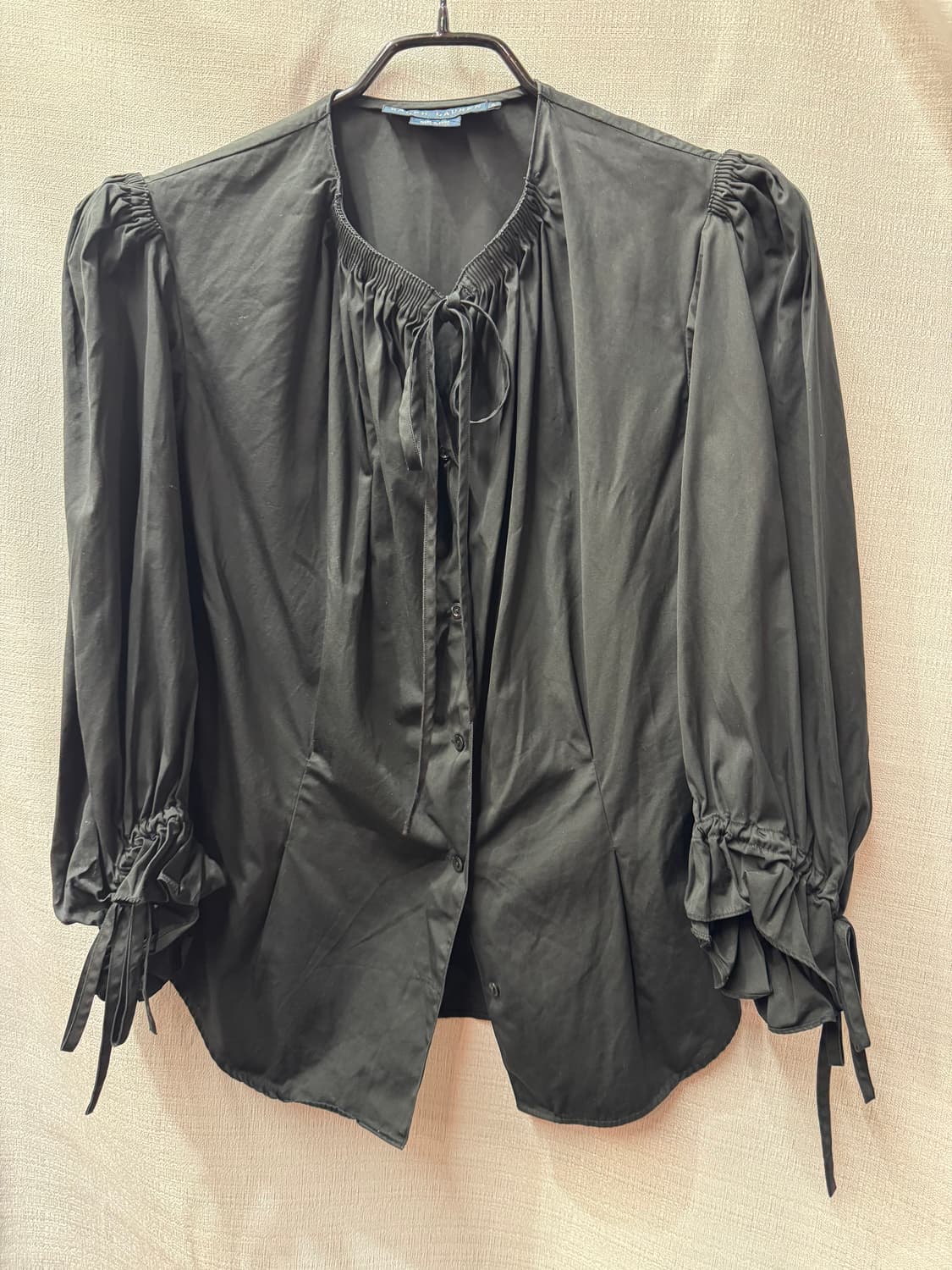 폴로랄프로렌 리본타이 퍼프소매 블라우스 6(S) 상품이미지1