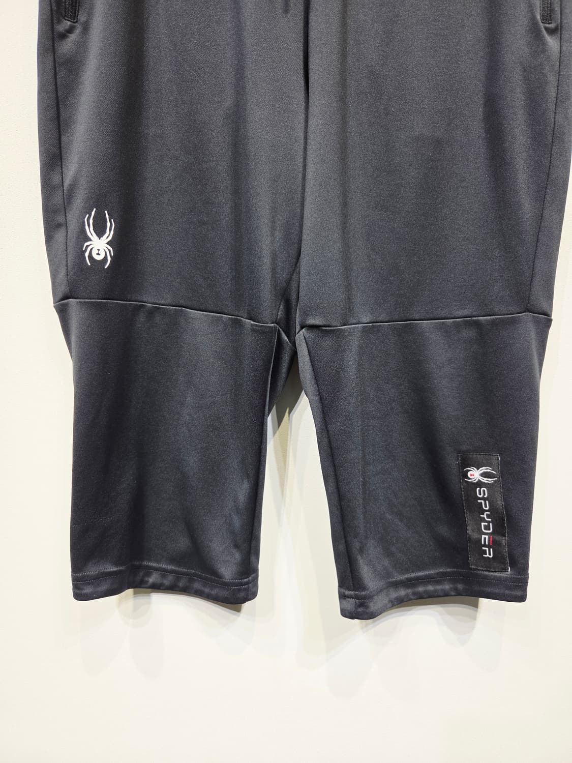 SPYDER 스파이더 트레이닝 7부 팬츠 블랙 상품이미지4