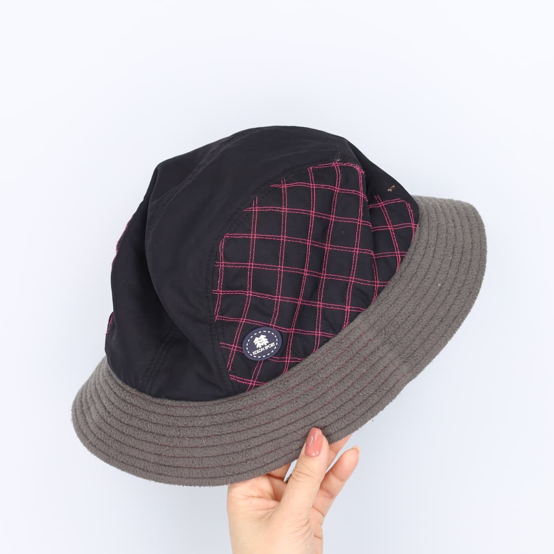 [59] 코오롱스포츠 사선체크 버킷햇 1217J2 상품이미지2