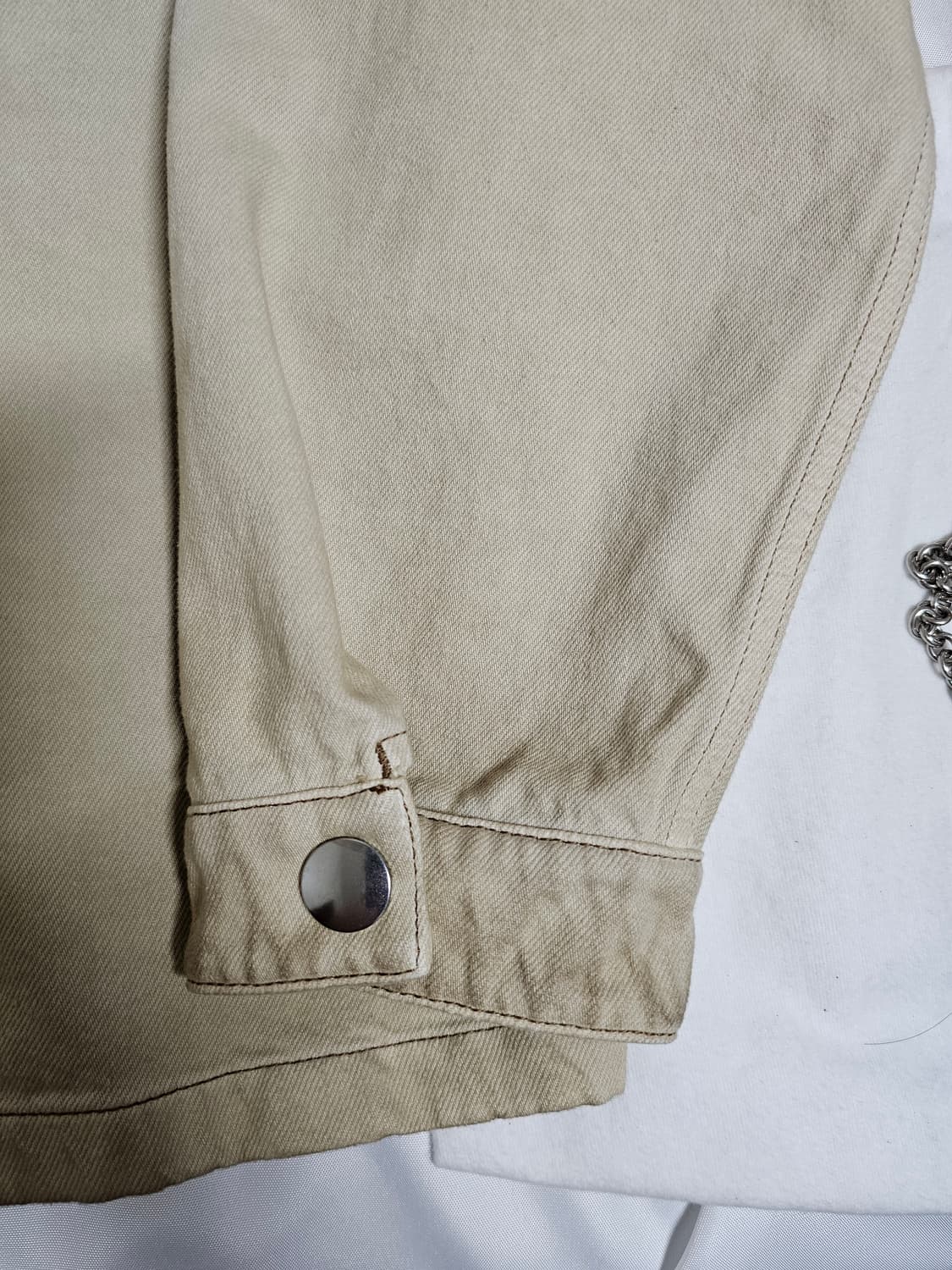 (새상품)프라다 데님 위싱 셔츠자켓 상품이미지4