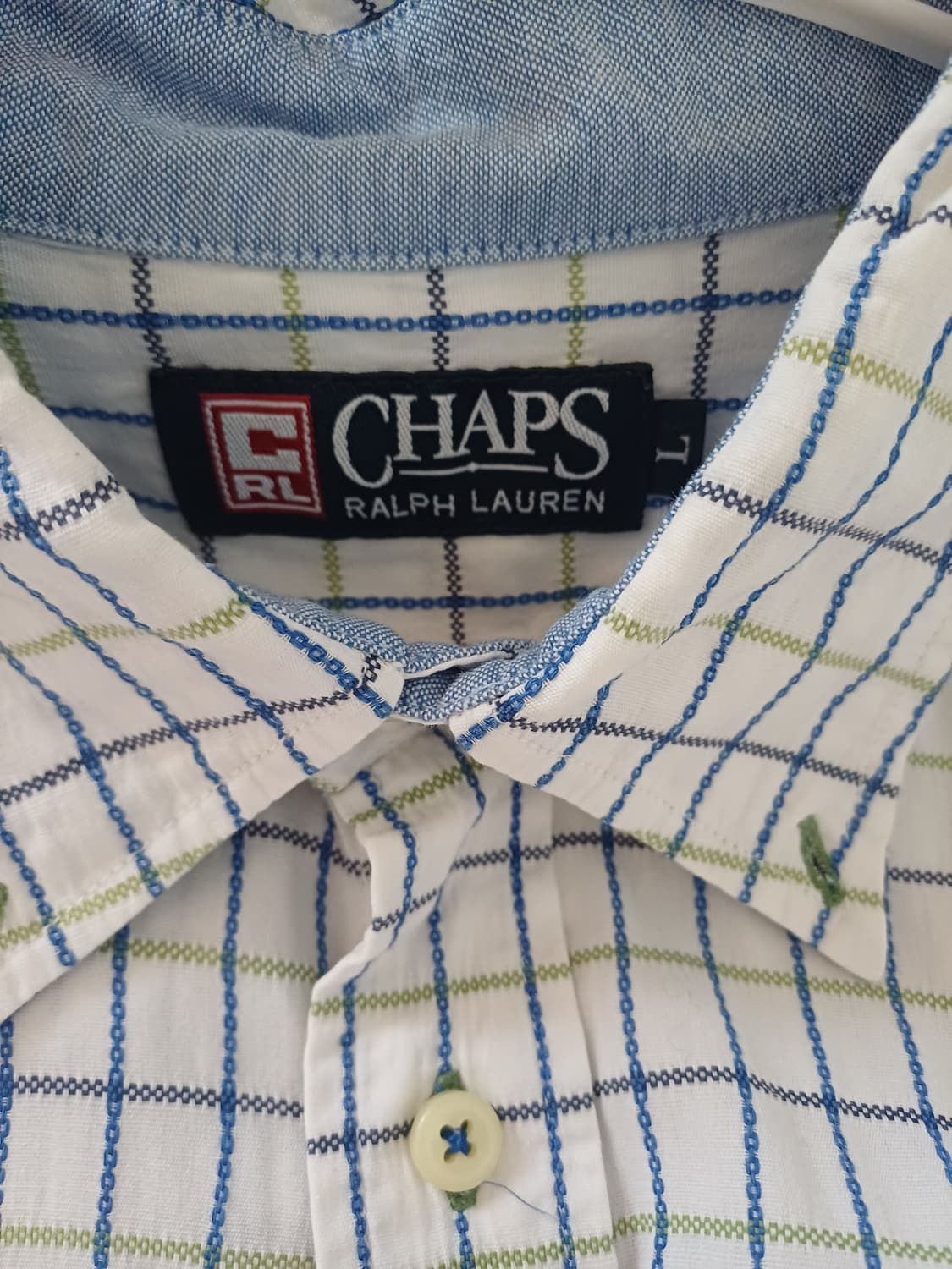 [japanese vintage] CHAPS 랄프로렌 체크 셔츠 L 상품이미지3