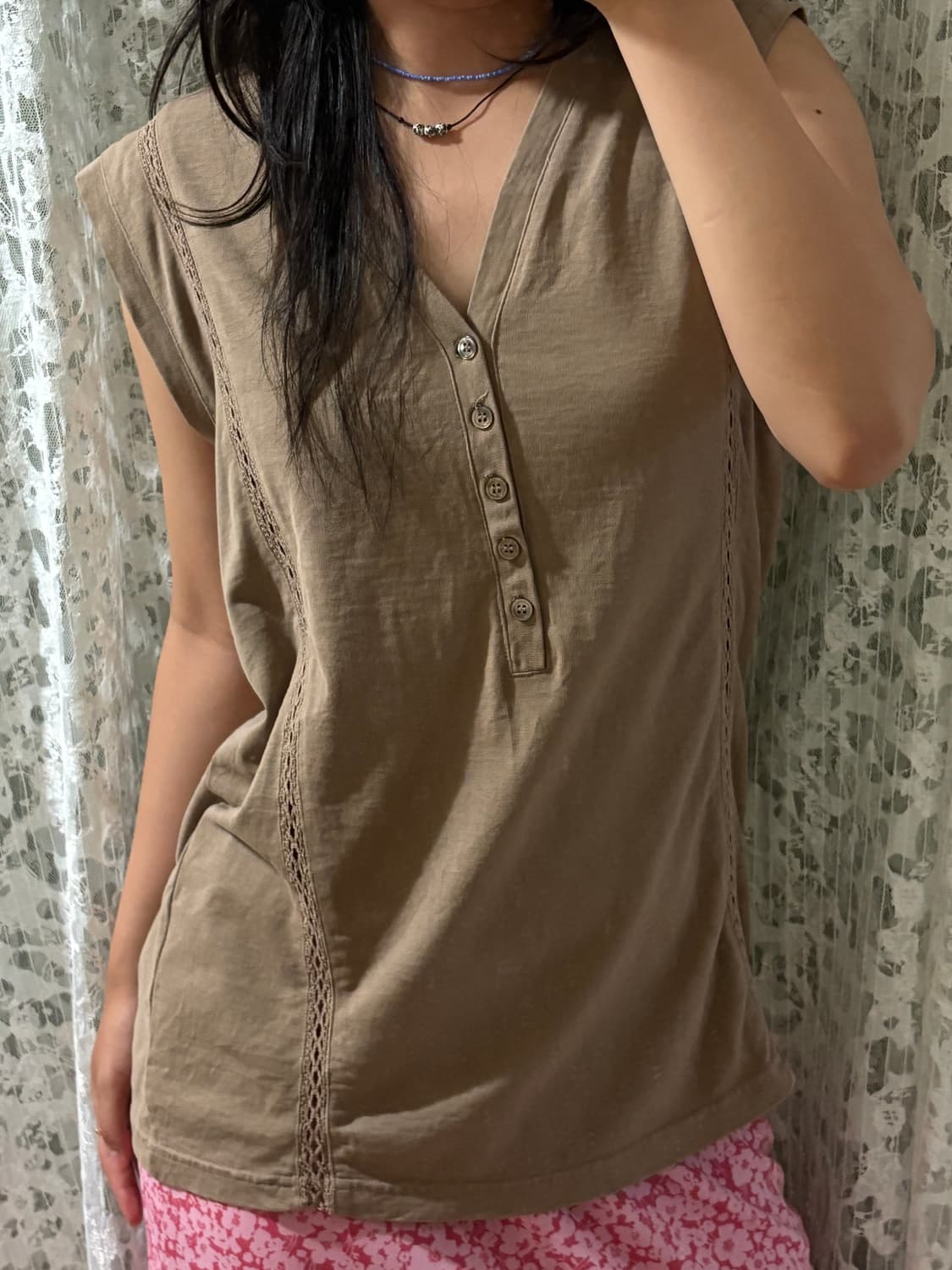 Vintage  sleeveless 상품이미지4