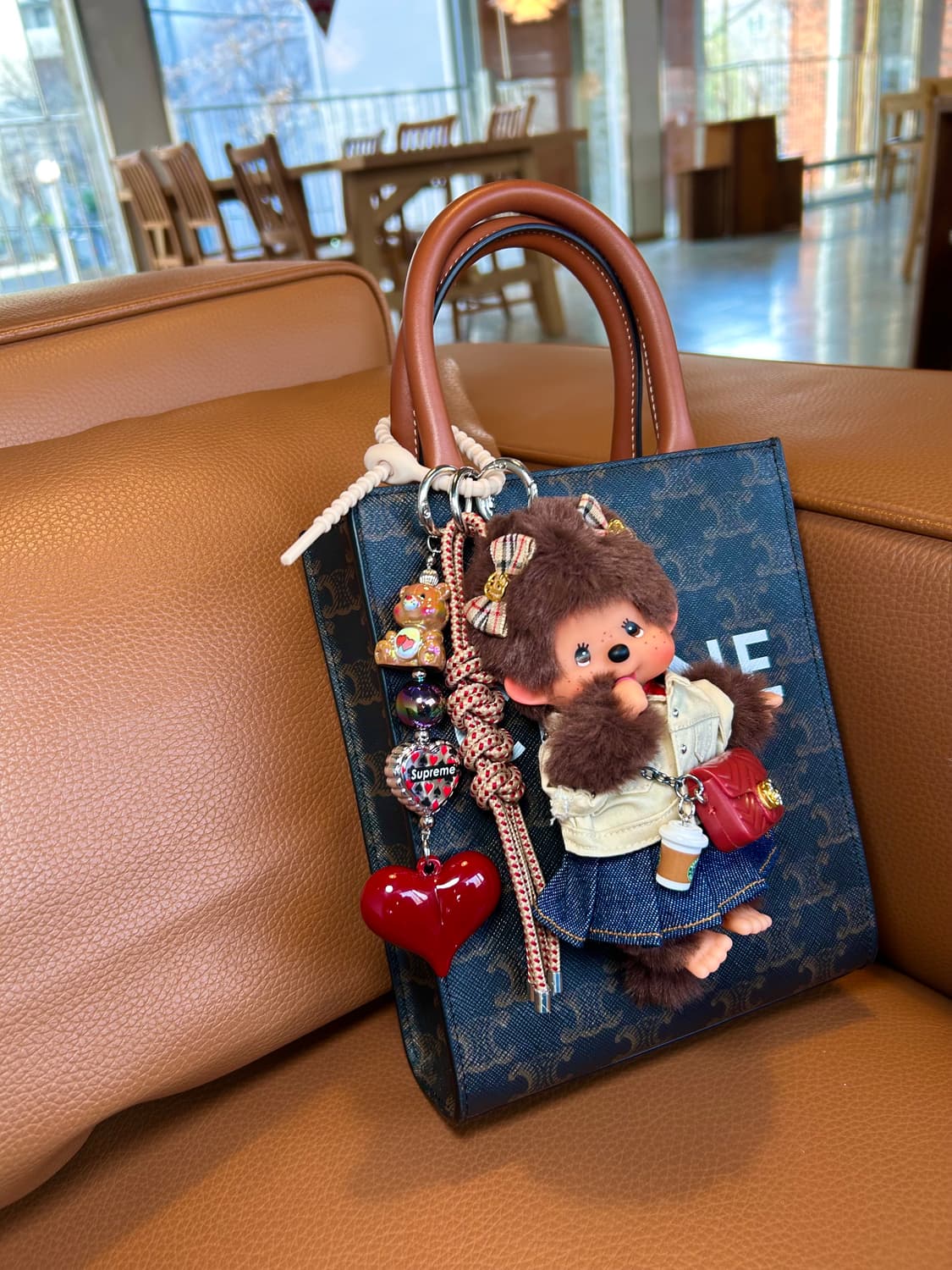 (80)🧸👜정품몬치치 프리미엄 라인_ 빈티지 프렌치무드 상품이미지1