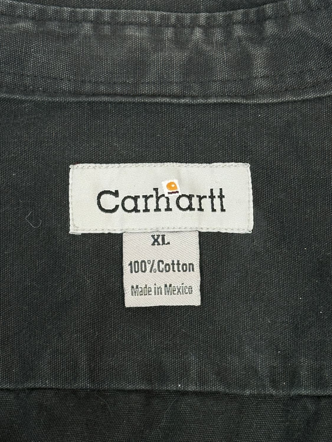 칼하트 블랙 코튼 워크 자켓 셔츠 XL 상품이미지7