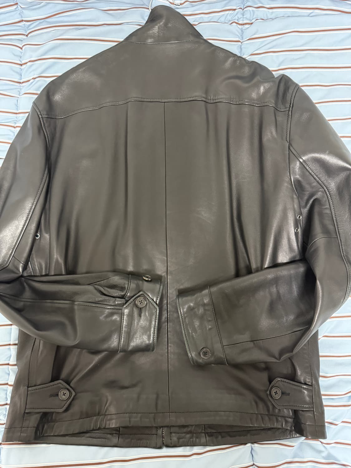 M) 폴로 가죽 자켓 블랙  상품이미지3