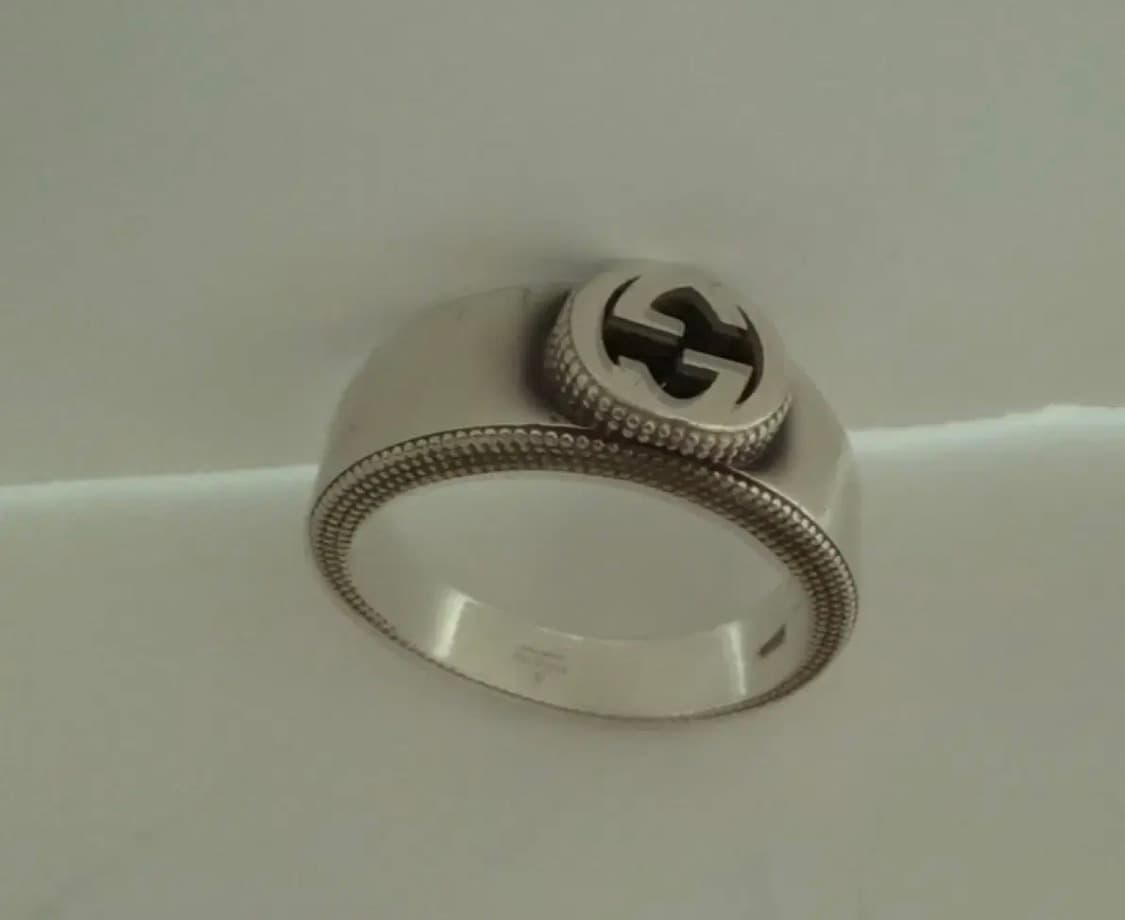 구찌 실버 반지 중고 gg gucci 상품이미지1