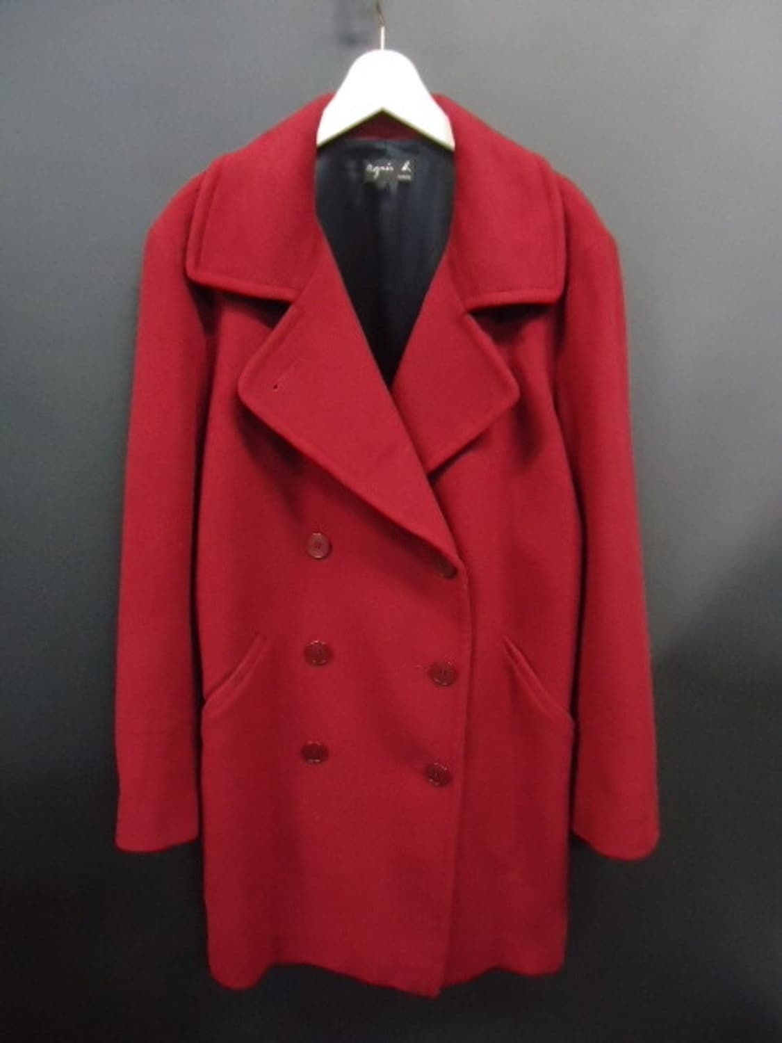 Agnes b 아네스베 오버핏 울 코트 상품이미지1