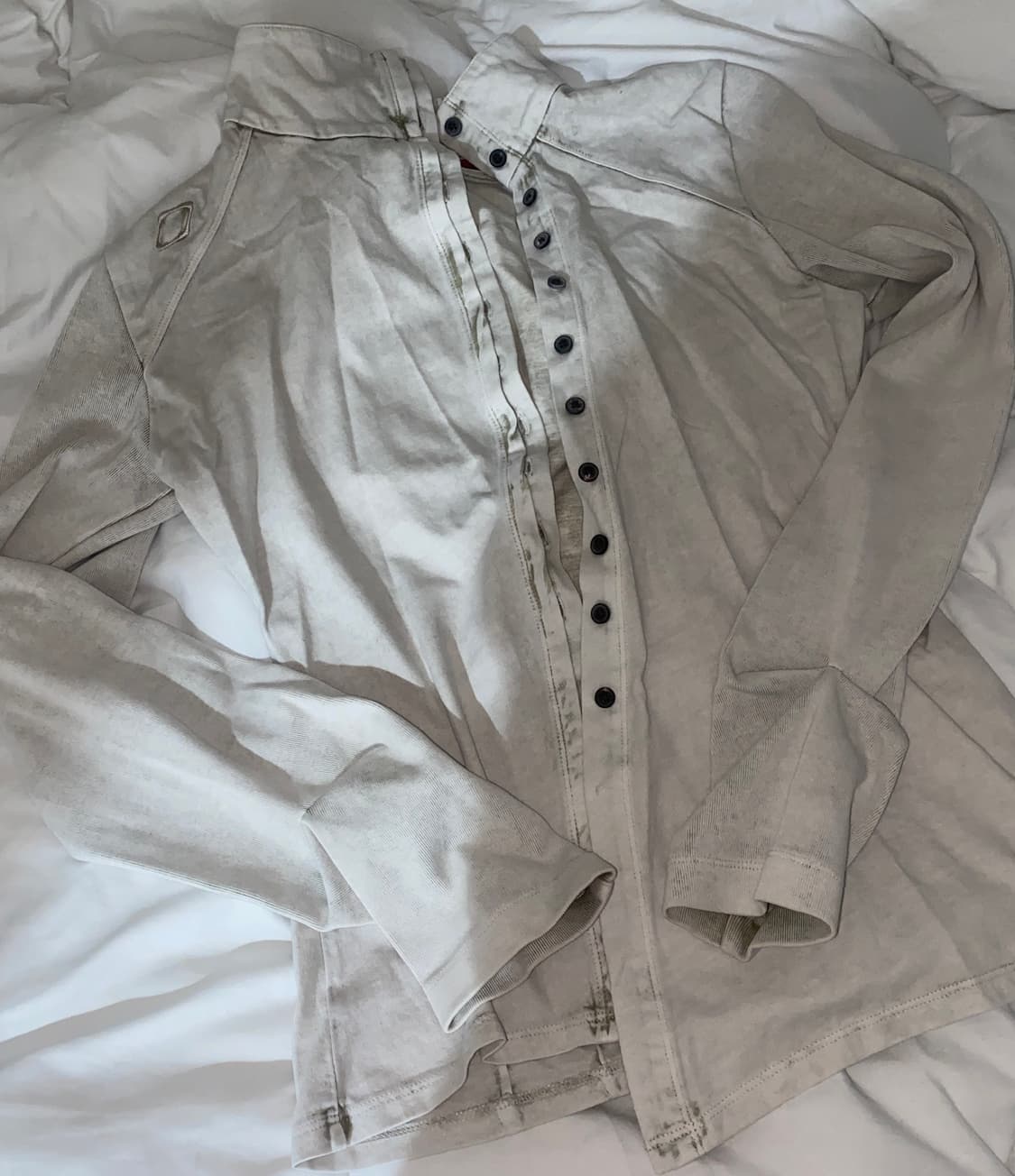 MSCHF 미스치프 워시드 저지 셔츠 라이트 베이지 상품이미지2