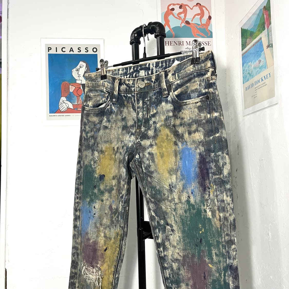 데님앤서플라이 페인팅 데님팬츠 상품이미지3