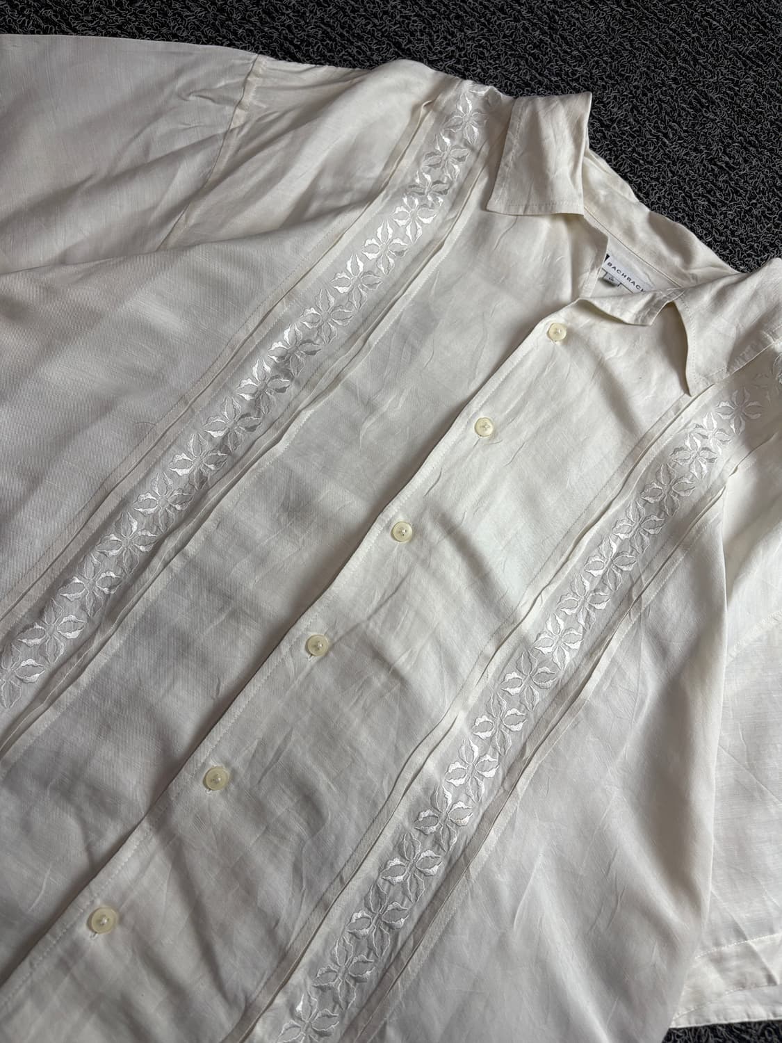 90s USA 빈티지 디테일 구아야베라 쿠바 셔츠 4036 상품이미지3