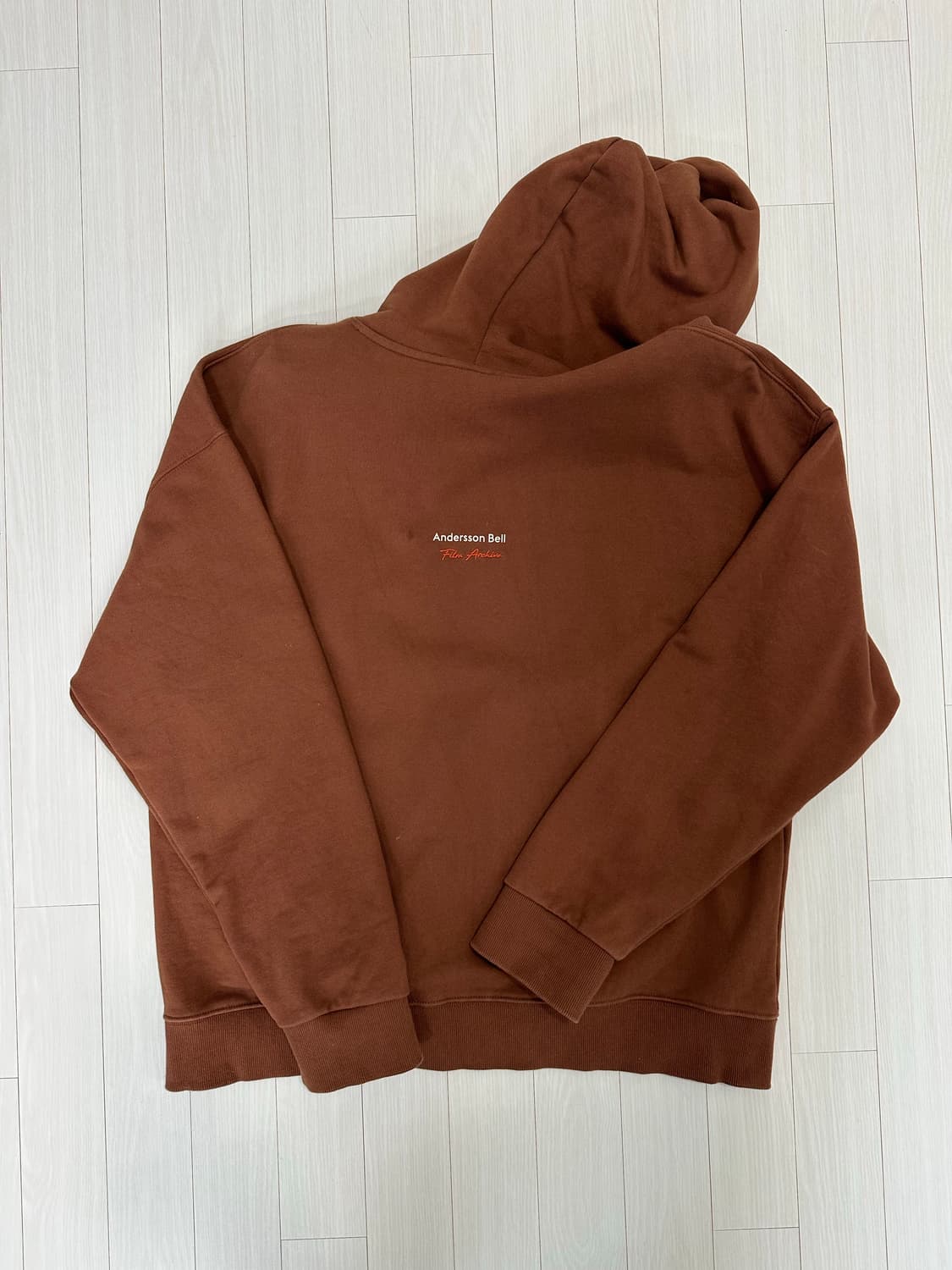 [XL] 앤더슨벨 필름 아카이브 후드티 (브라운) 상품이미지2