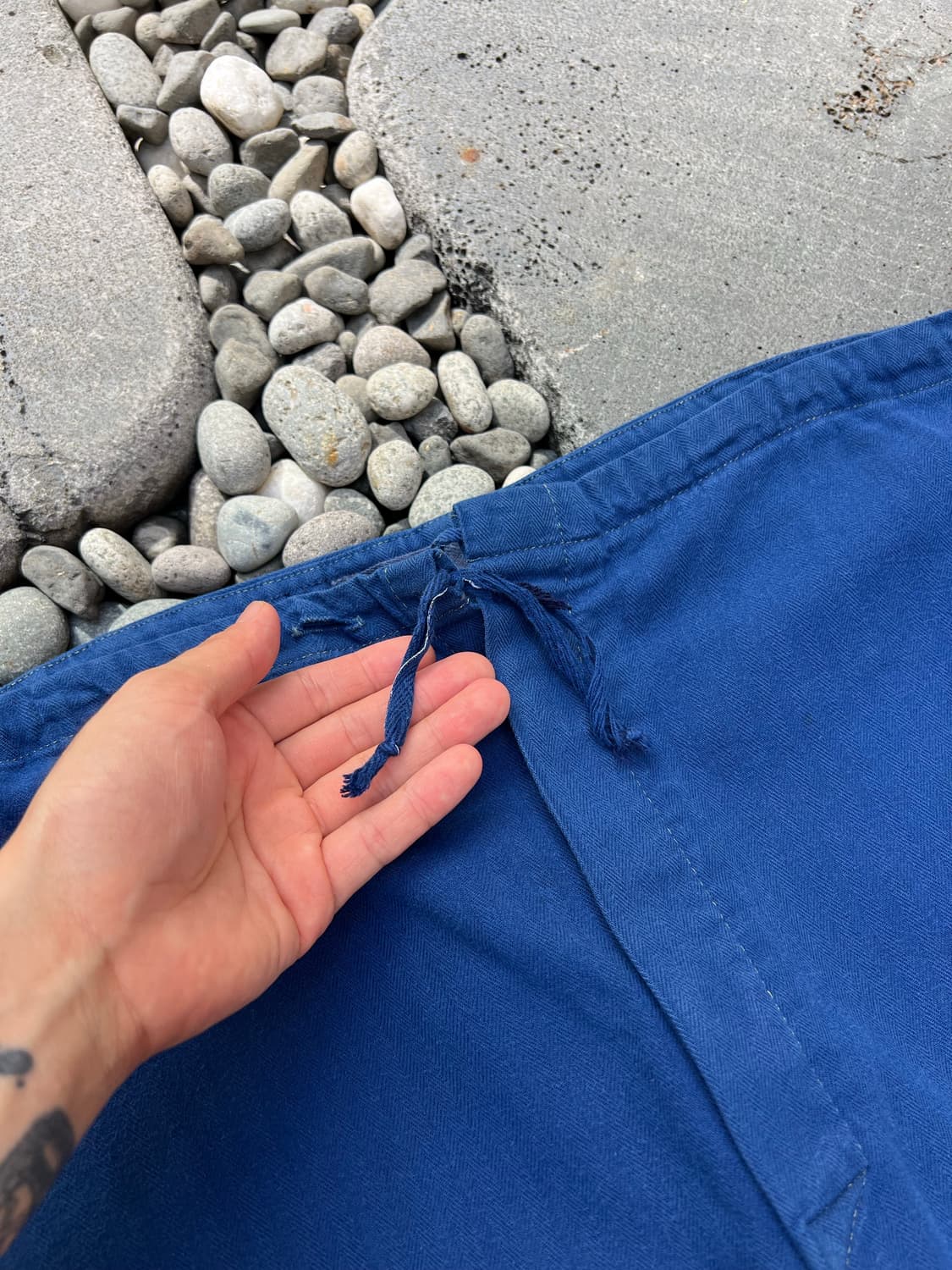 OLD VINTAGE HBT COVER PANTS 헤링본프렌치워크팬츠 상품이미지5