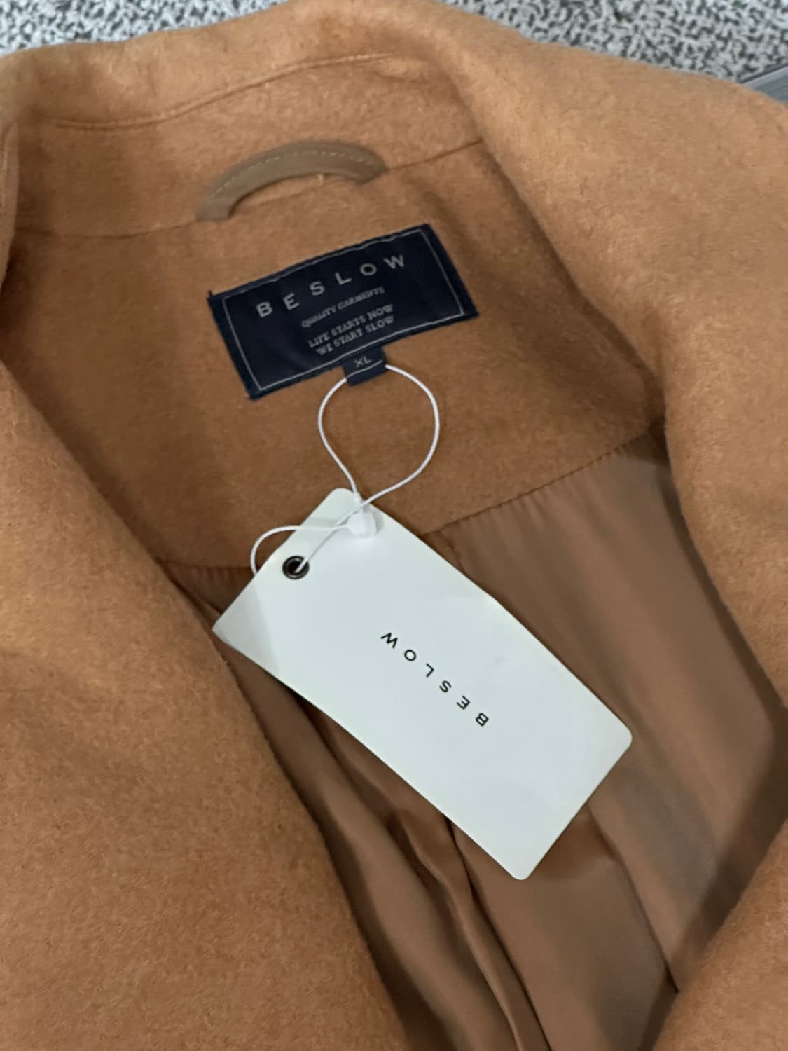 비슬로우 로브 코트 브라운 XL 상품이미지5