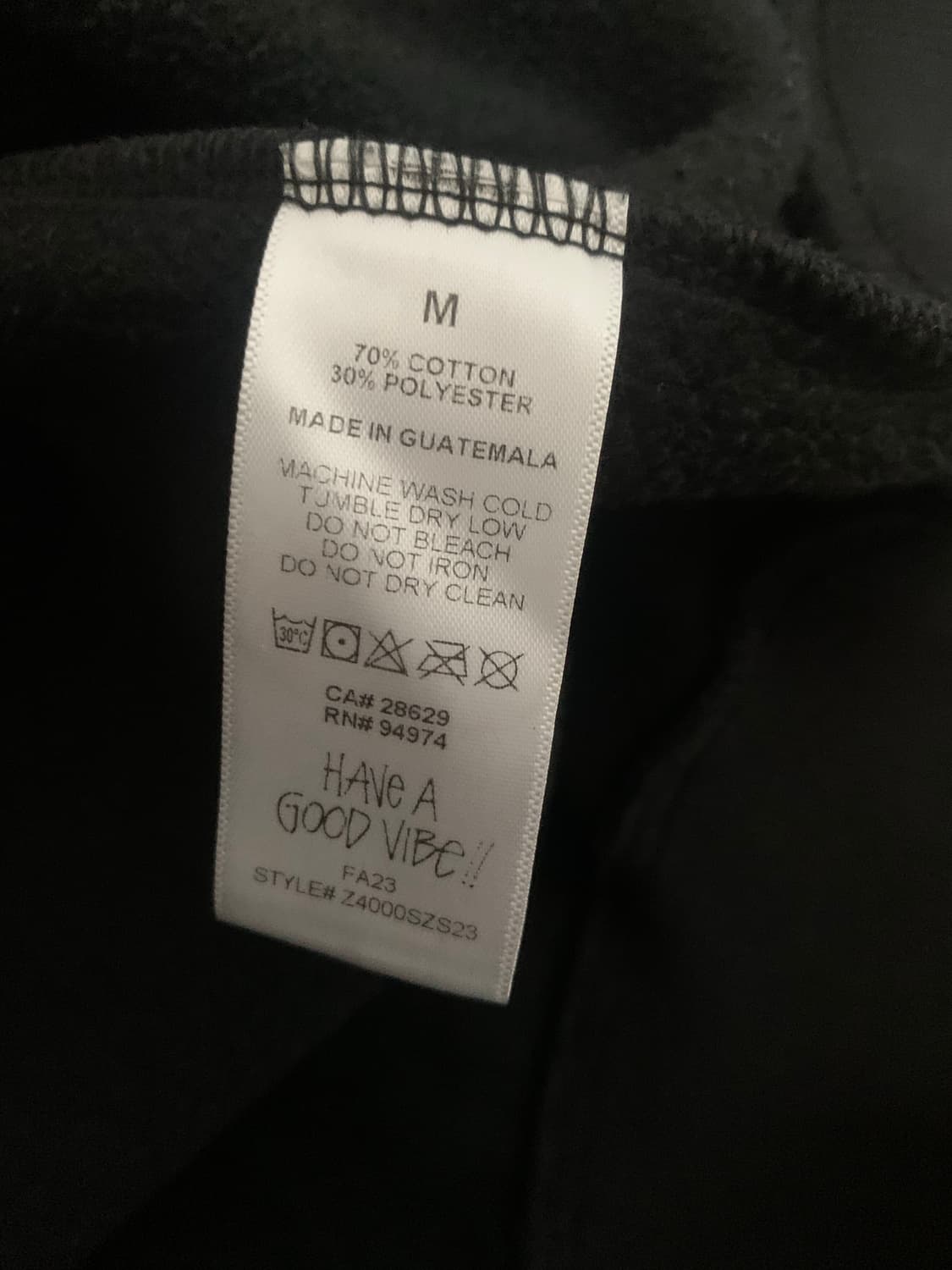 스투시 서울 후드집업 블랙 상품이미지4