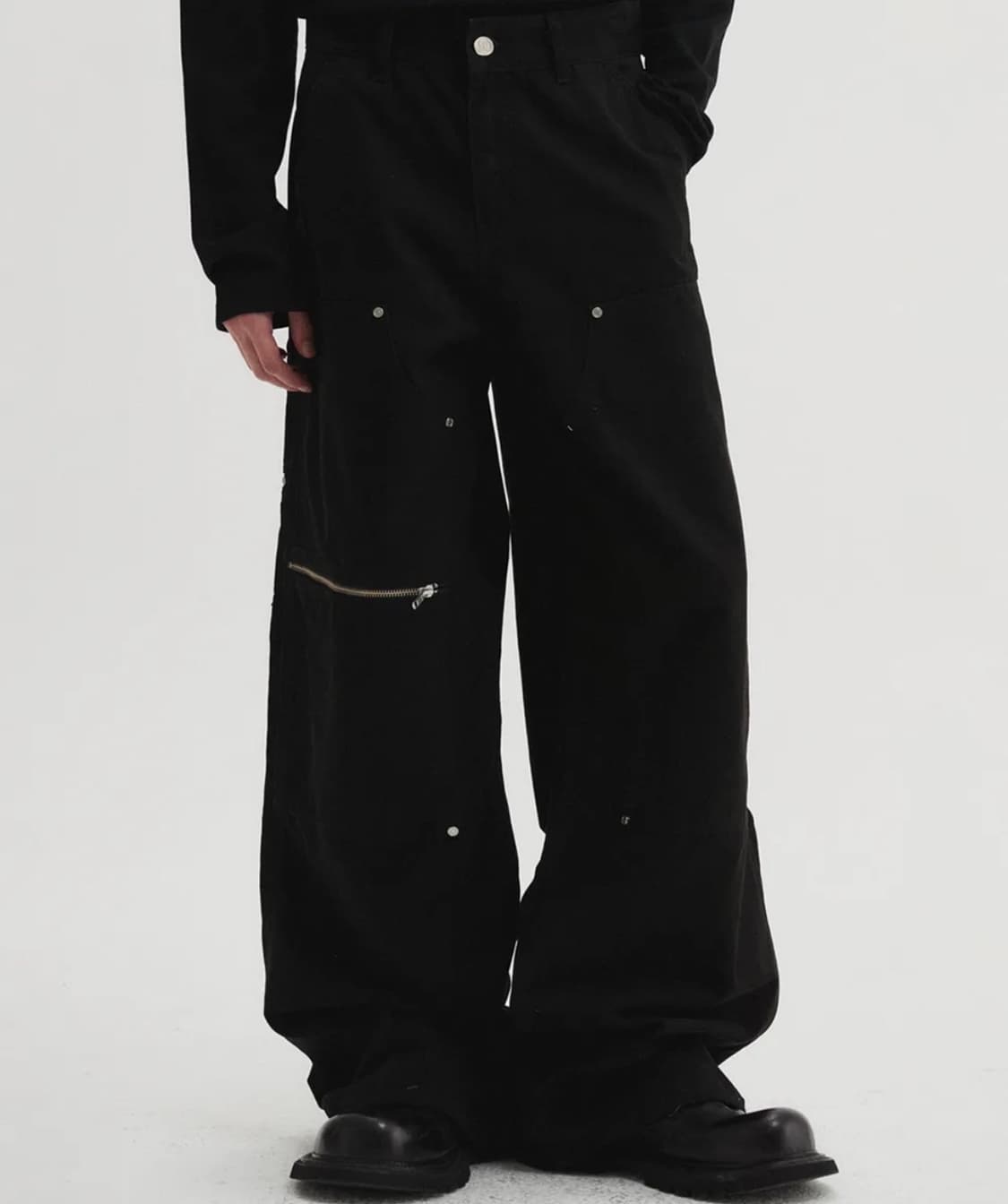 DNSR 카펜터 팬츠 블랙 M 상품이미지1