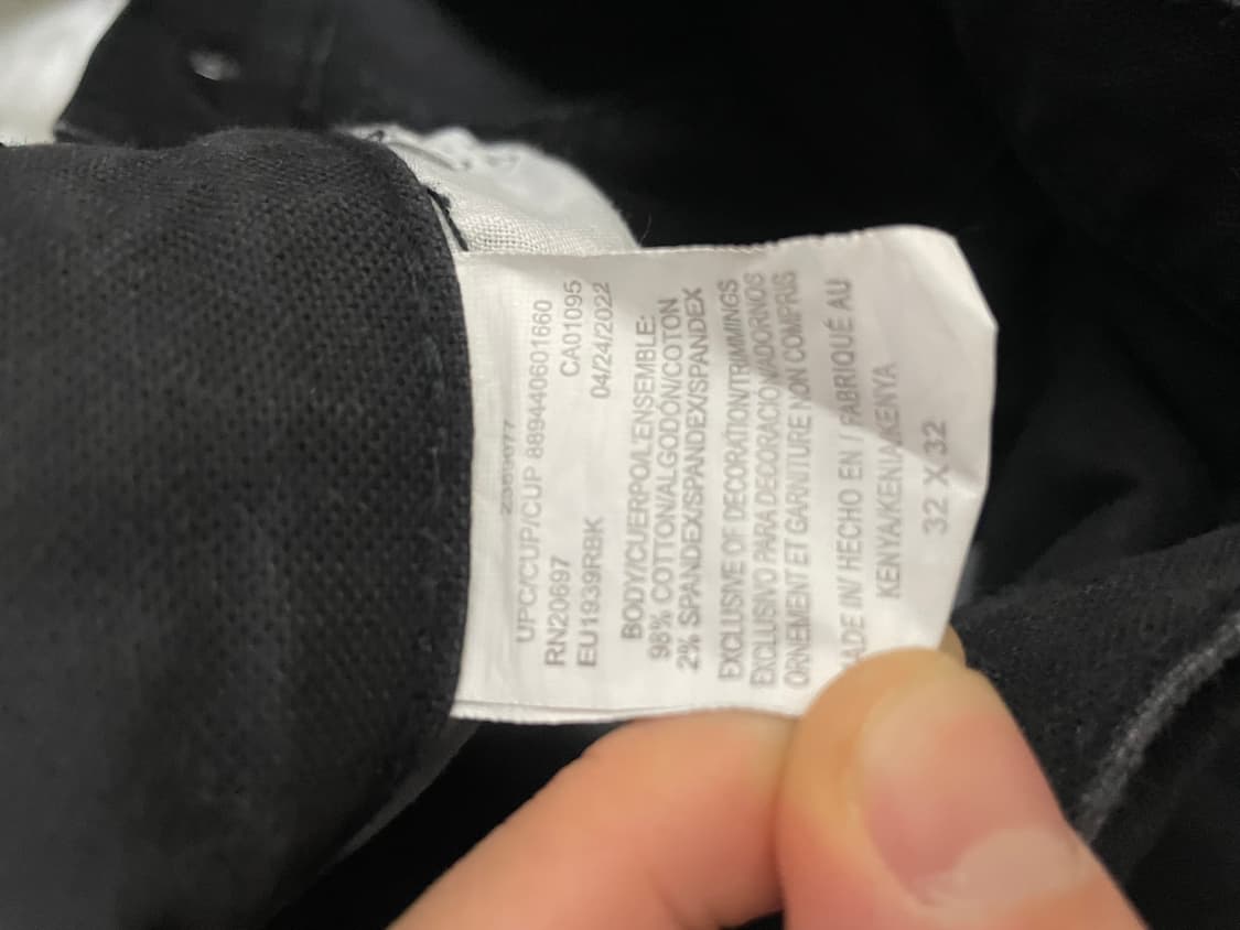 빈티지 디키즈 카펜터 워크 팬츠 32x32 블랙 상품이미지3