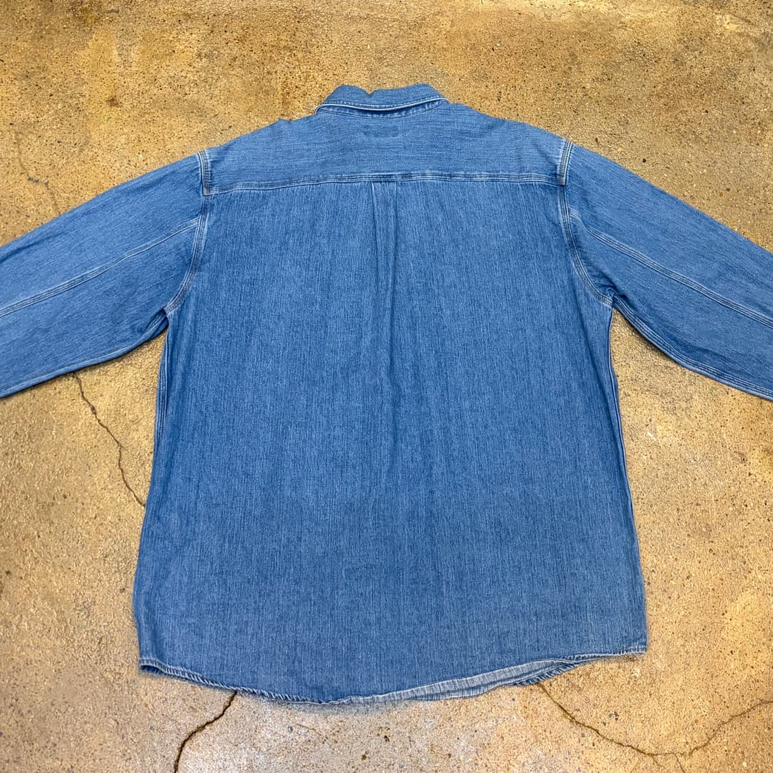 00s 미국 빈티지 칼하트 워크 청남방 데님셔츠 청셔츠 상품이미지7