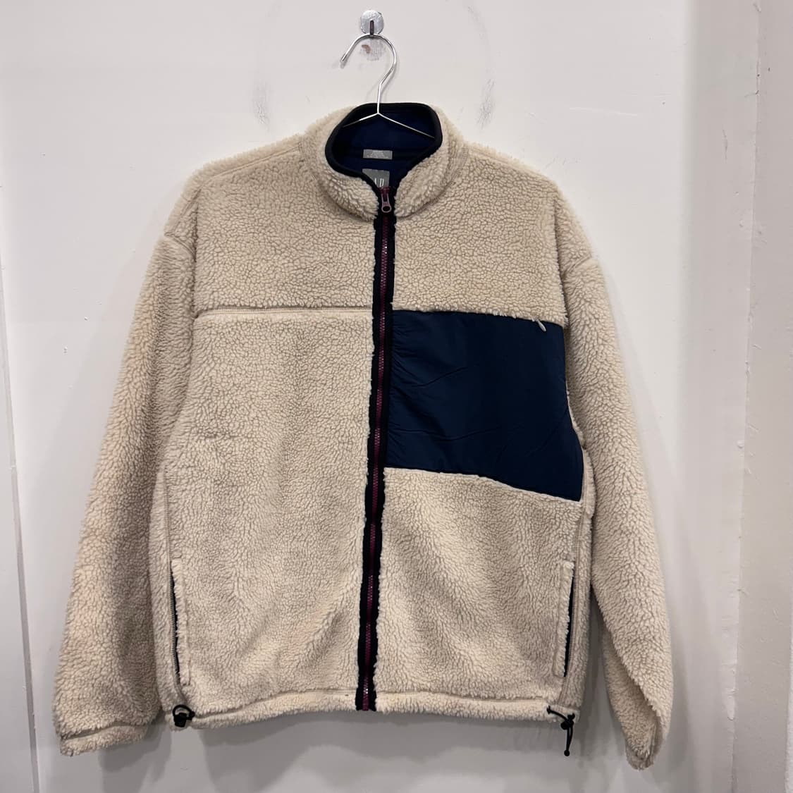 GAP 체스트나일론 배색 뽀글이 플리스 상품이미지2