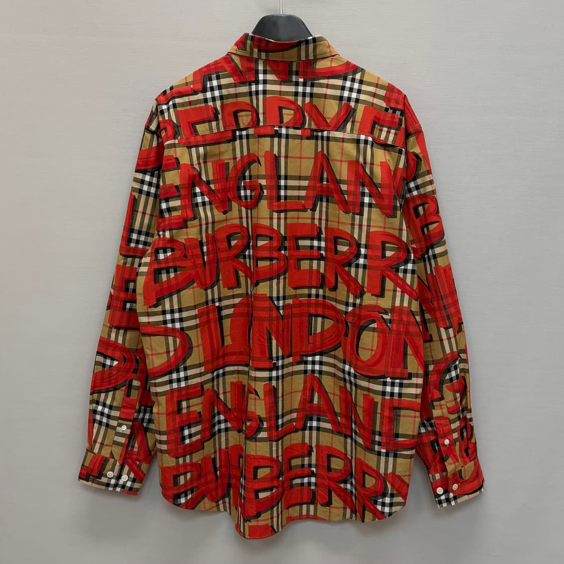 버버리 레드 체크 그래피티 셔츠 ( 110 ) 상품이미지4