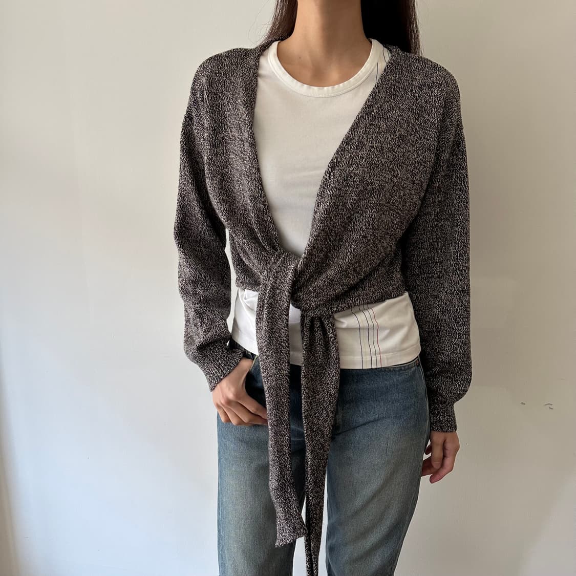 질샌더 jil sander navy 실크 캐시미어 혼방 가디건 상품이미지2