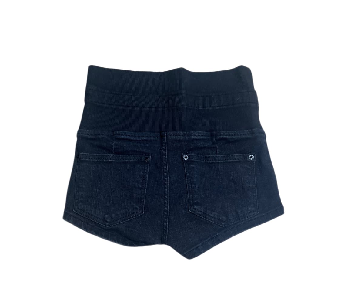 Ootj 밴딩 흑청 반바지 상품이미지2