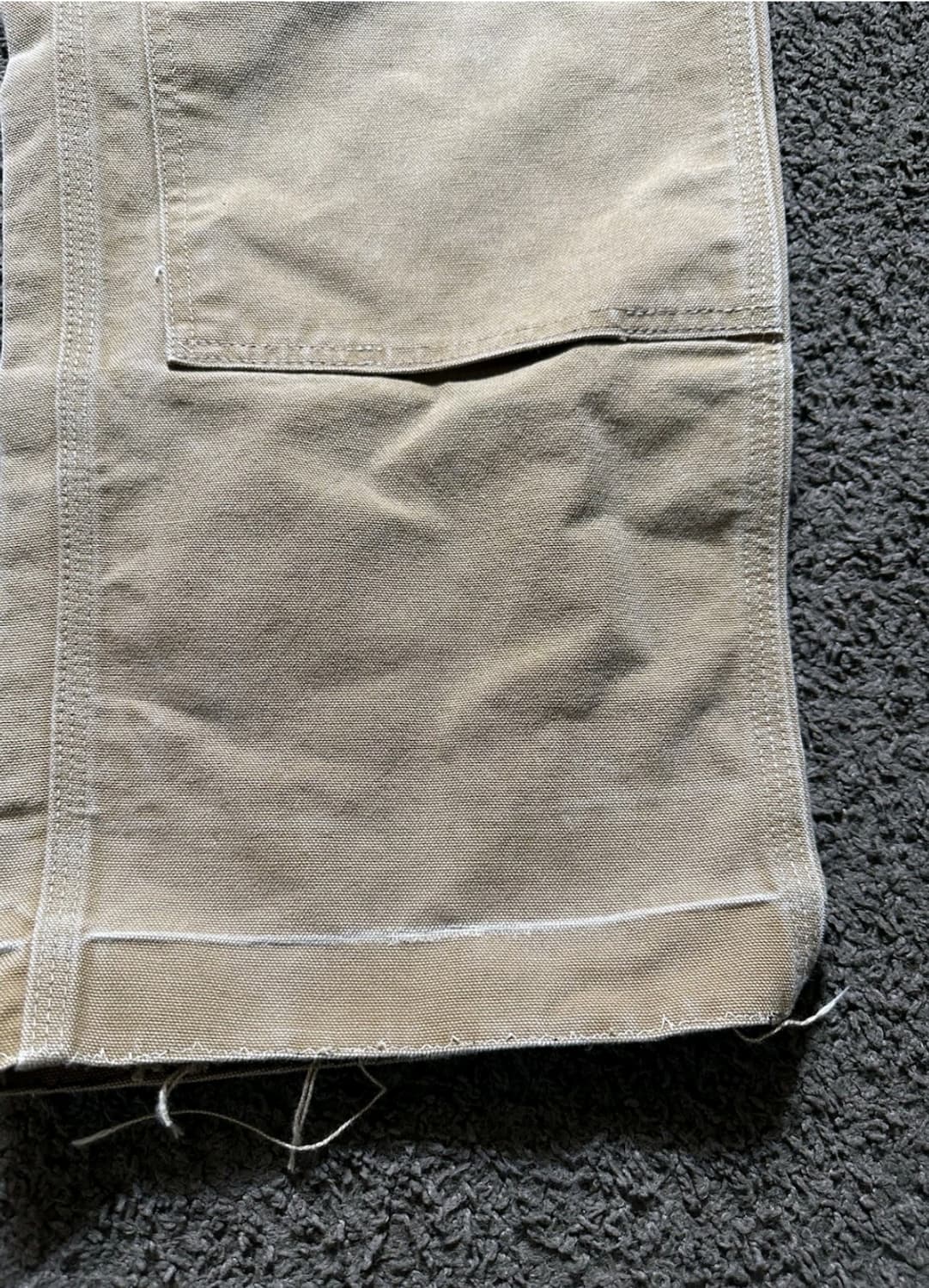 OG USA Vintage 칼하트 B01 BRN 더블니 팬츠 38X32 상품이미지5