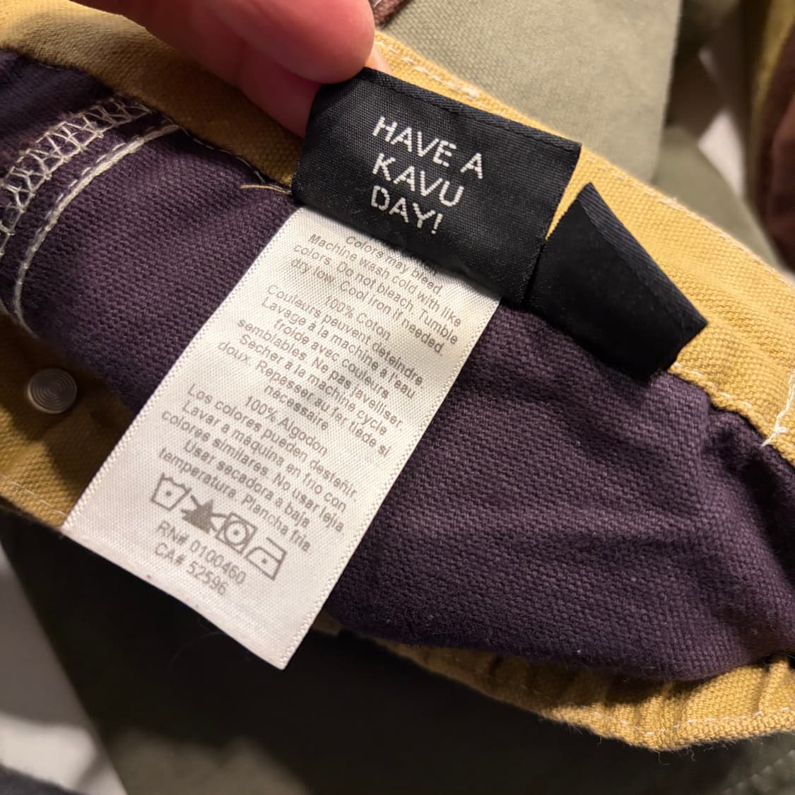 [M] KAVU 카부 배럴 팬츠 브라운/카키 C55 상품이미지9