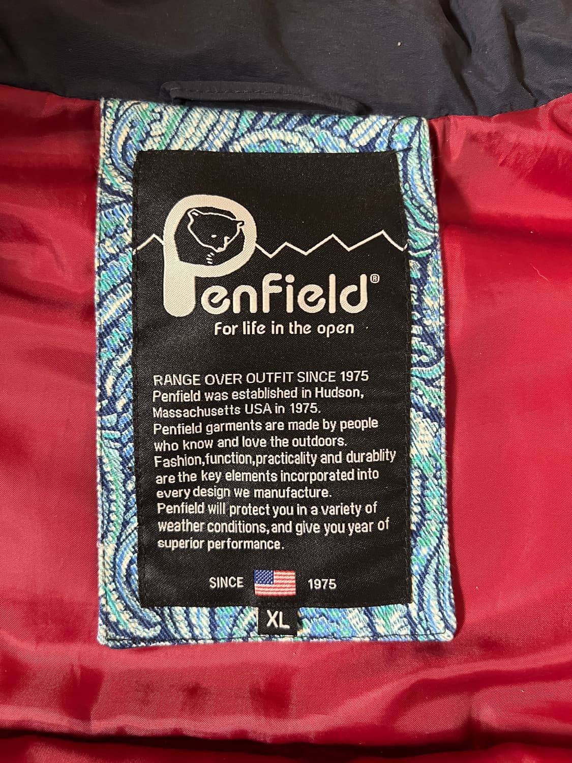 무료배송 - USA 펜필드 랜디스 덕다운 패딩 점퍼 자켓(네이비) XL 상품이미지3