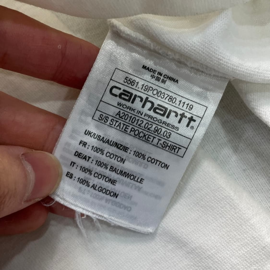 100 칼하트 포켓 반팔티 상품이미지4