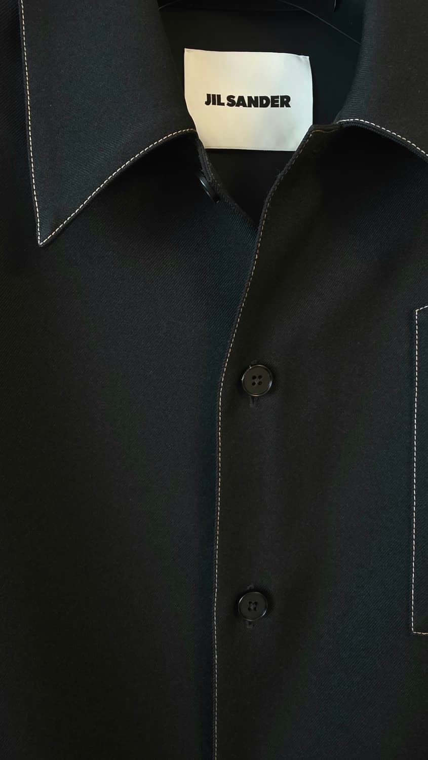 질샌더 Jil Sander 스티치 셔츠 Black 상품이미지7