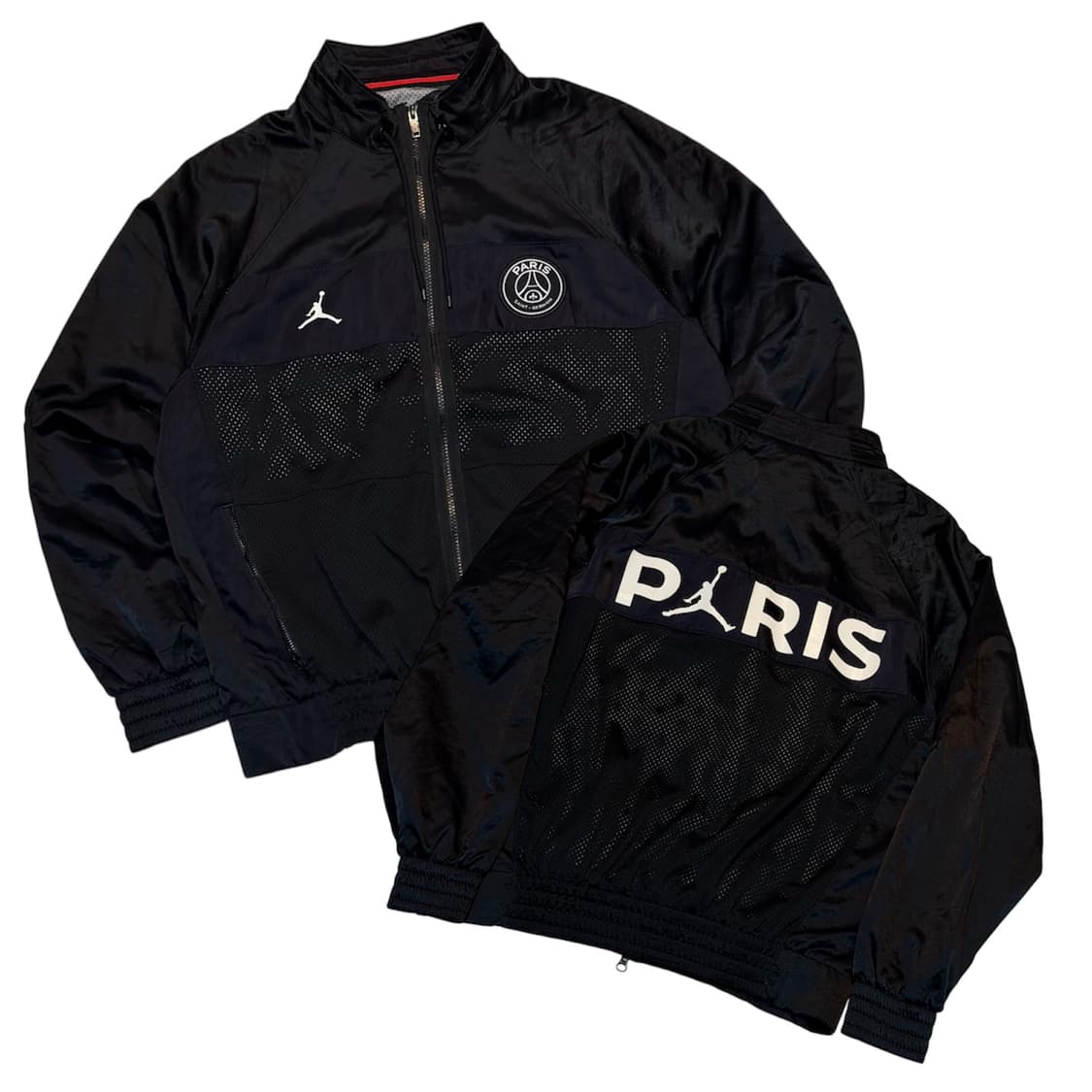 조던 X 파리생제르망 에어수트 져지 자켓 블랙 상품이미지1