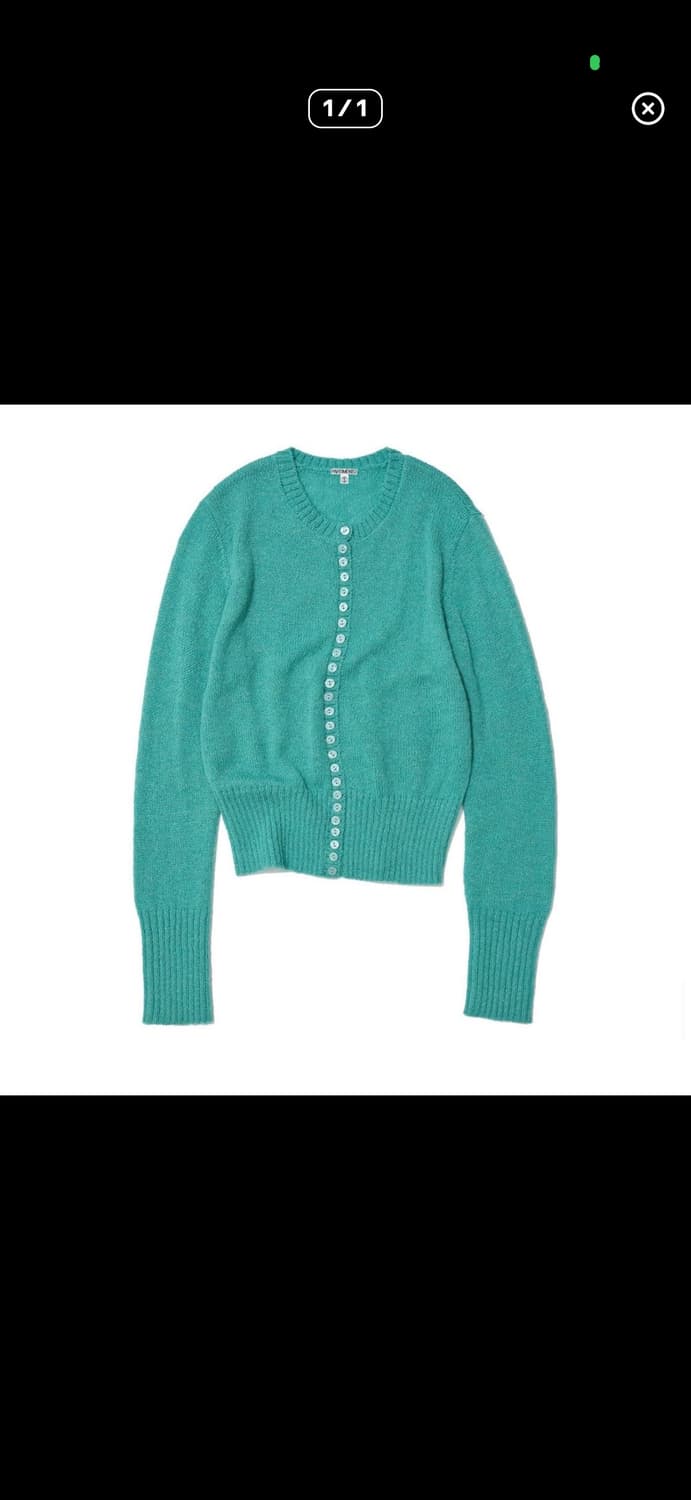 구매)파르티멘토 가디건 에메랄드 상품이미지1