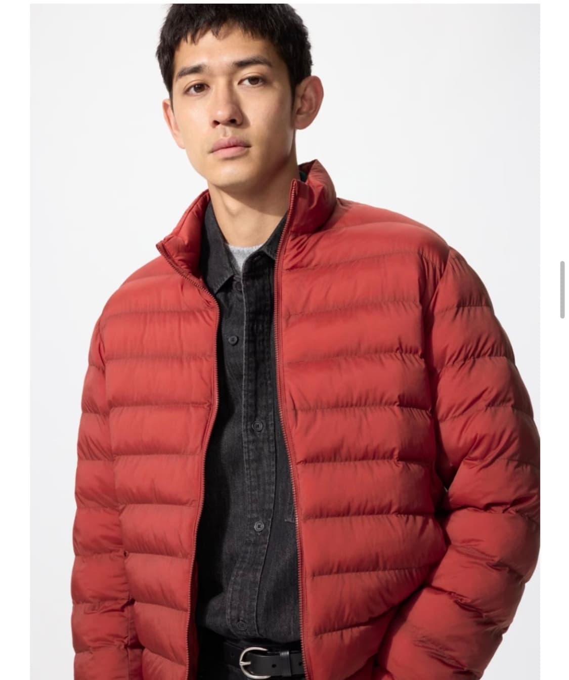 유니클로 퍼프테크 경량패딩 재팬 m 사이즈 레드 색상 상품이미지1
