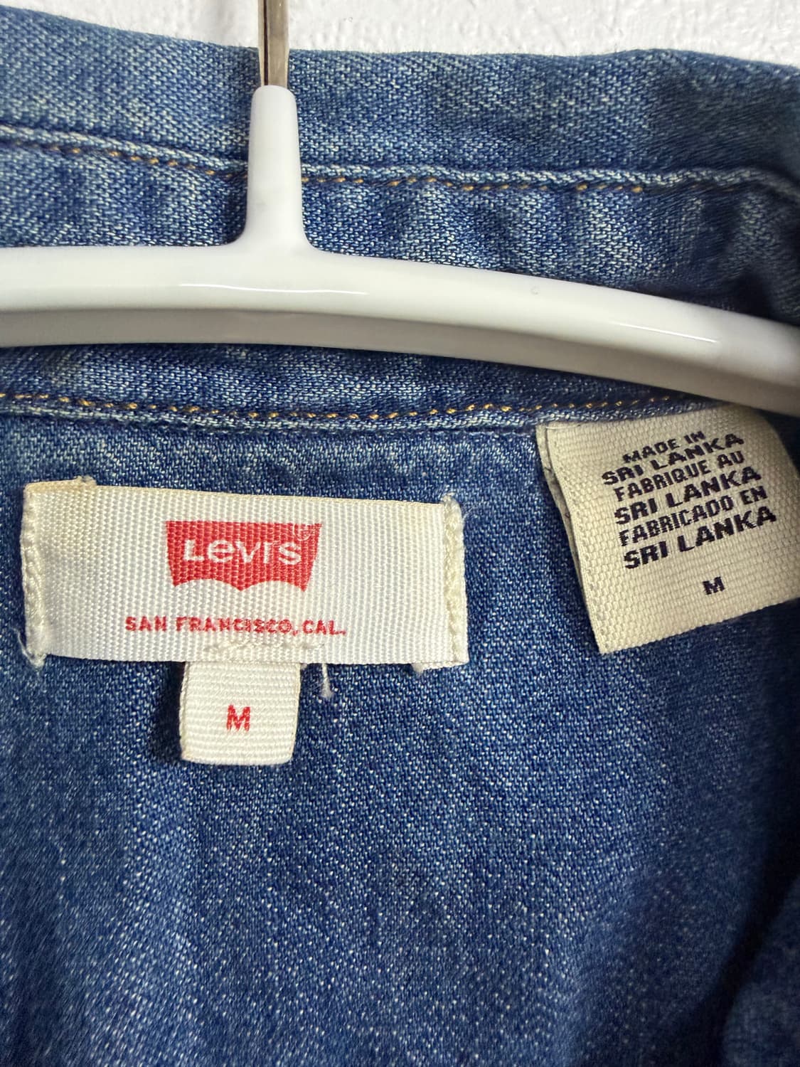 리바이스 데님 셔츠 원피스 상품이미지3