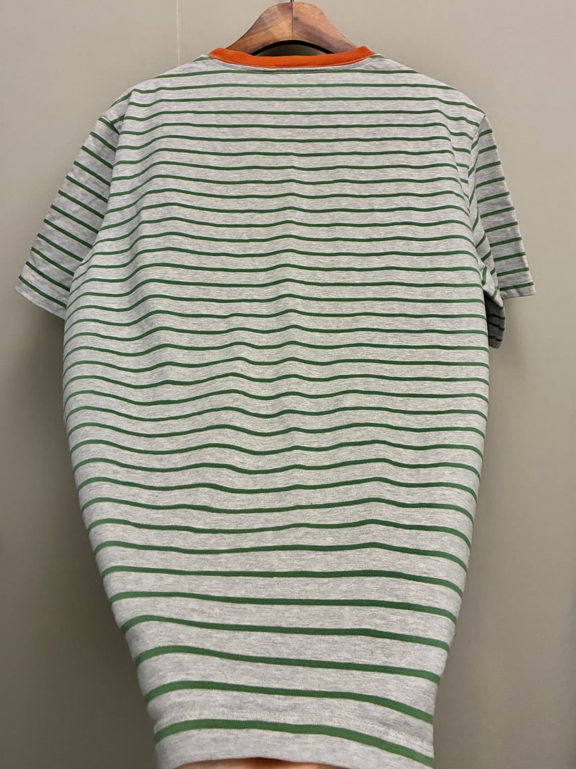 (M/100)이스트로그 코튼 스트라이프 포켓 반팔티셔츠  상품이미지8