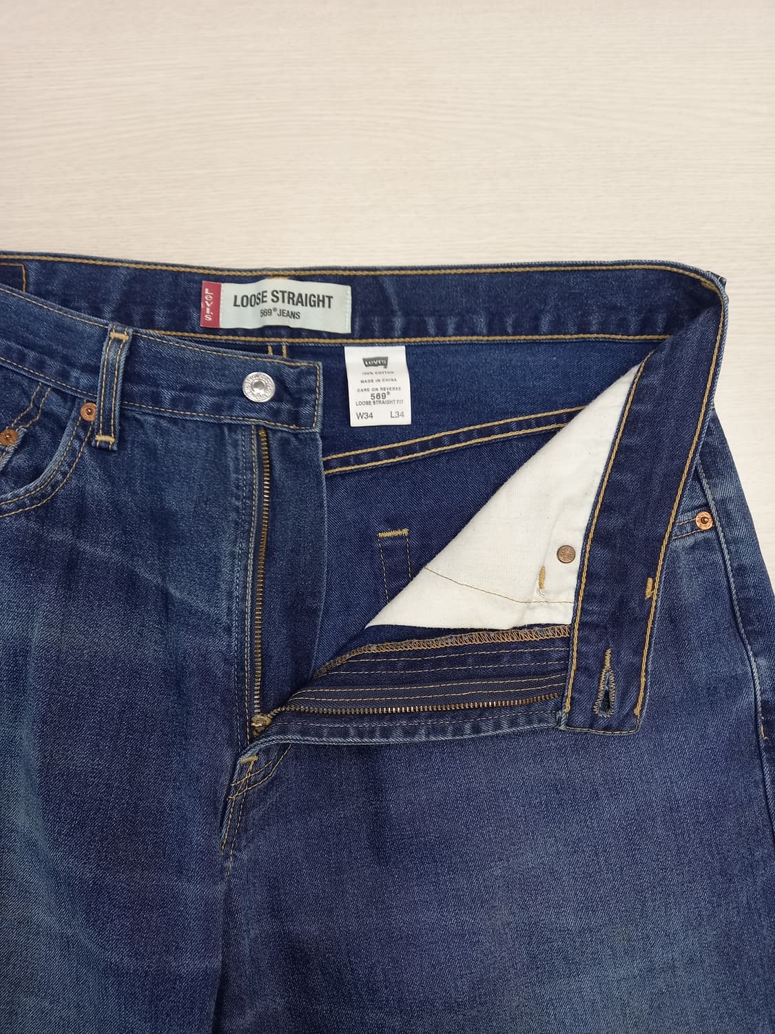 34-35 리바이스569 워싱 와이드진 35-261 상품이미지7