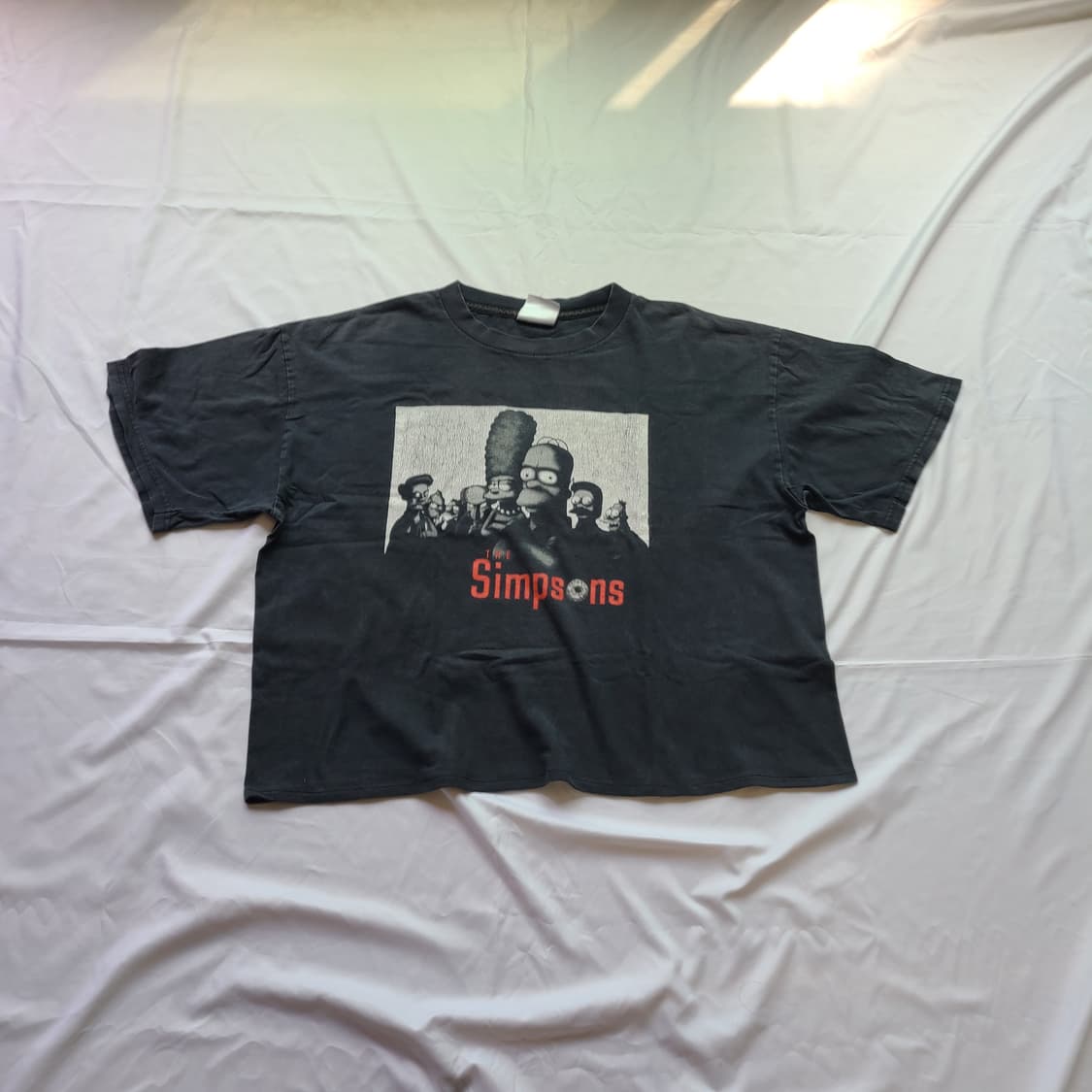 [XL] 90s 소프라노 심슨 패러디 빈티지 티셔츠 크롭 티셔츠 상품이미지2
