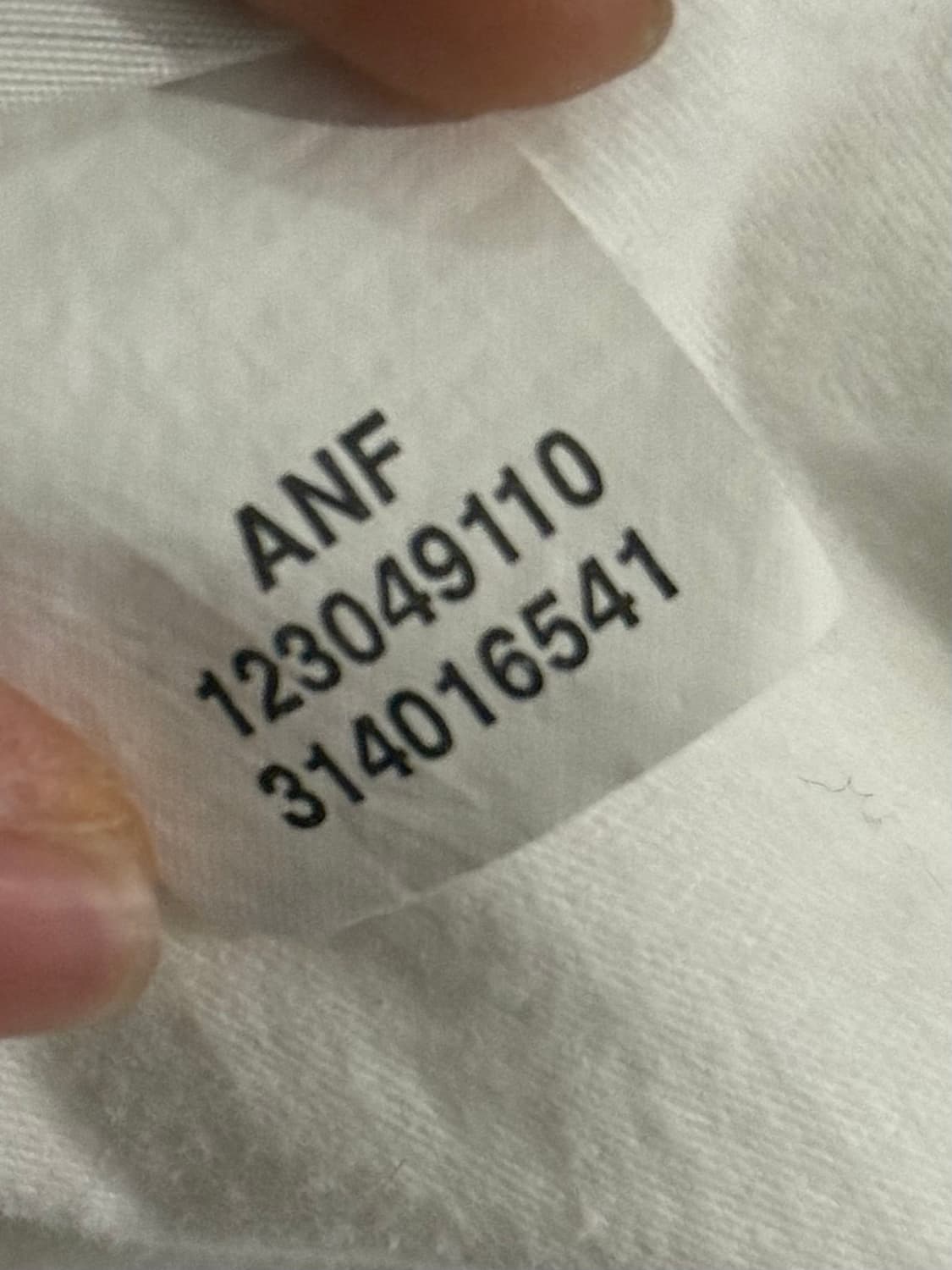 아베크롬비 머슬핏 네이비 아플리케 화이트 반팔티 XL 상품이미지7