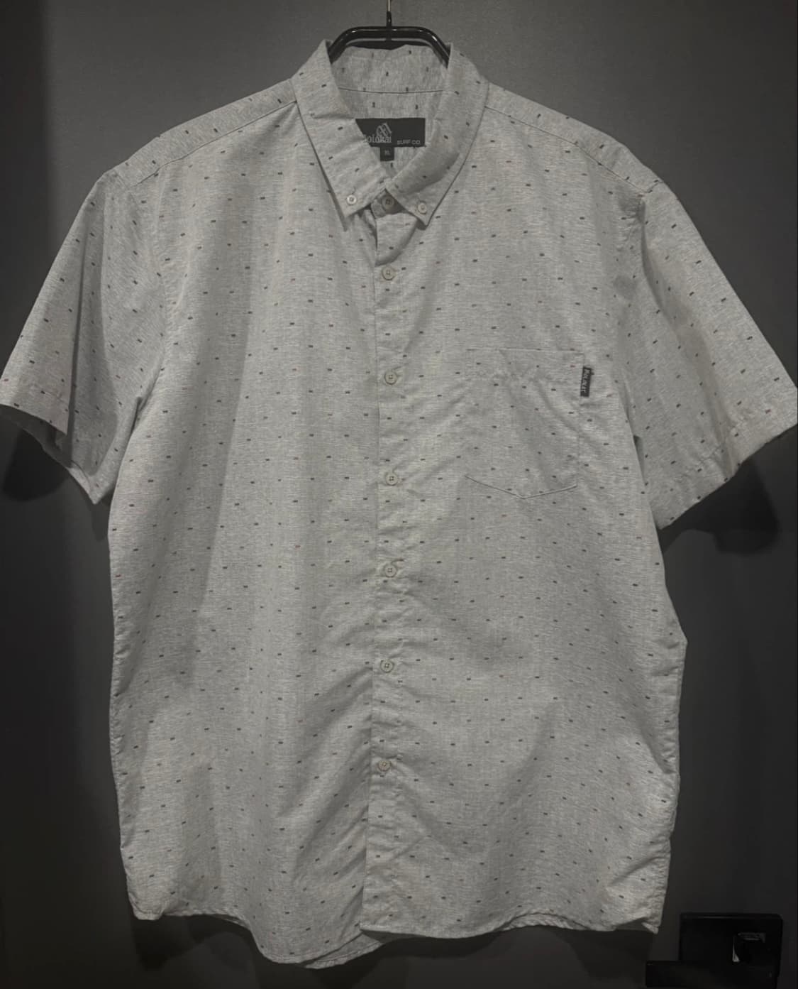 (XL) Molokai Surf Co. 미니 패턴 반팔 버튼 셔츠 상품이미지1
