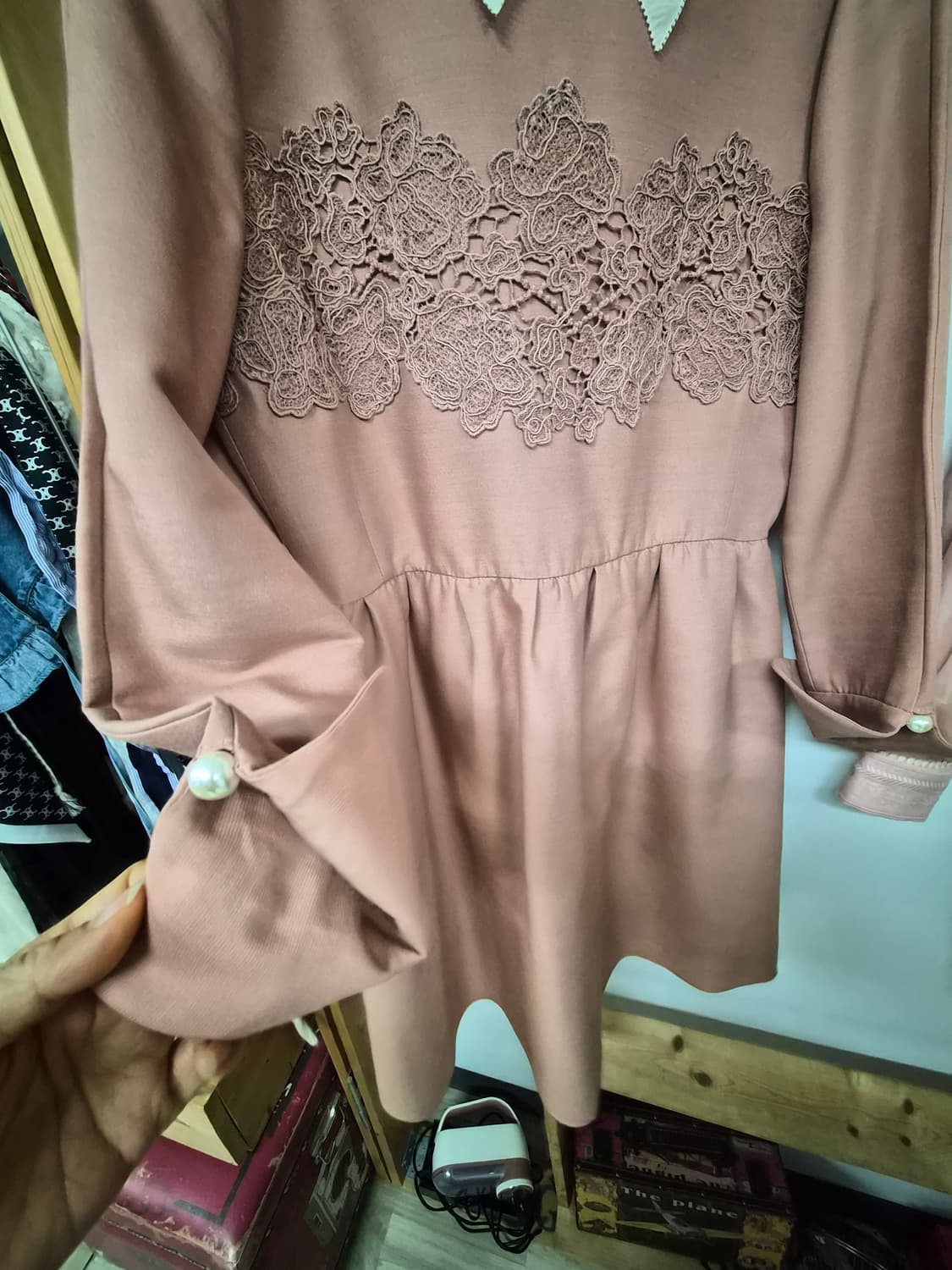 질스튜어트 자수실크 원피스 상품이미지5