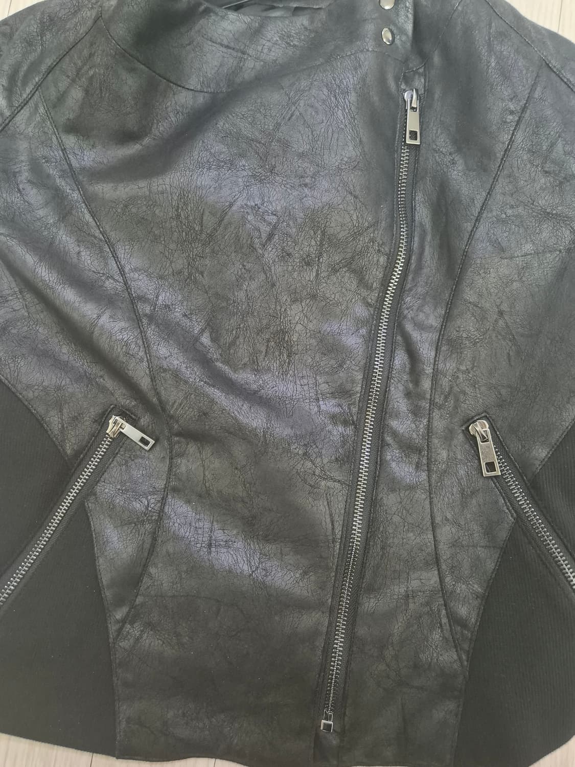 코벳 페이크레더 자켓 2사이즈 상품이미지3