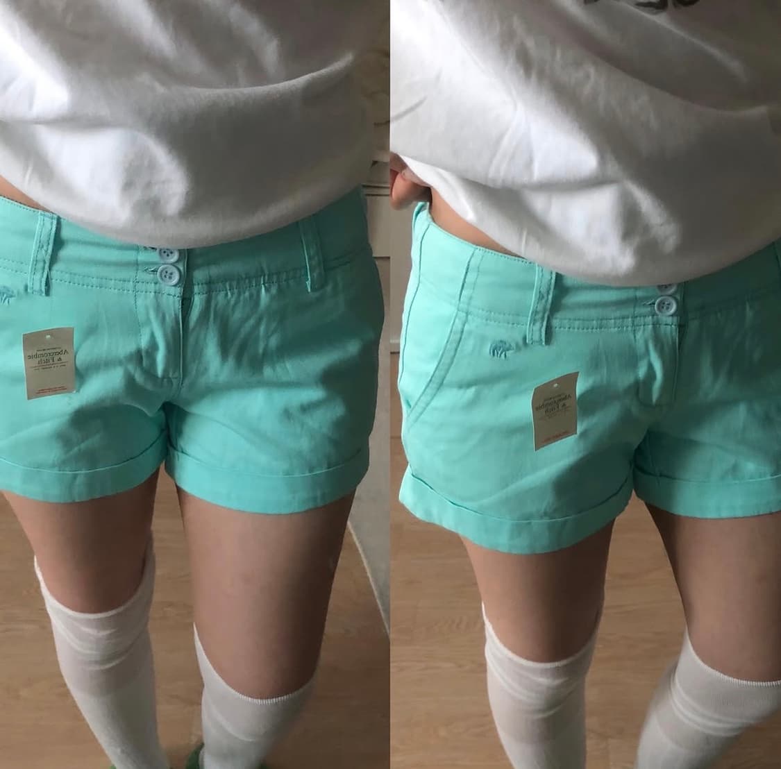 아베크롬비 민트 숏팬츠 상품이미지3