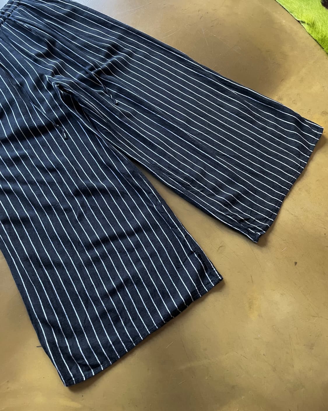 Jpn Vintage Stripe Real Wide Linen Pants 상품이미지5