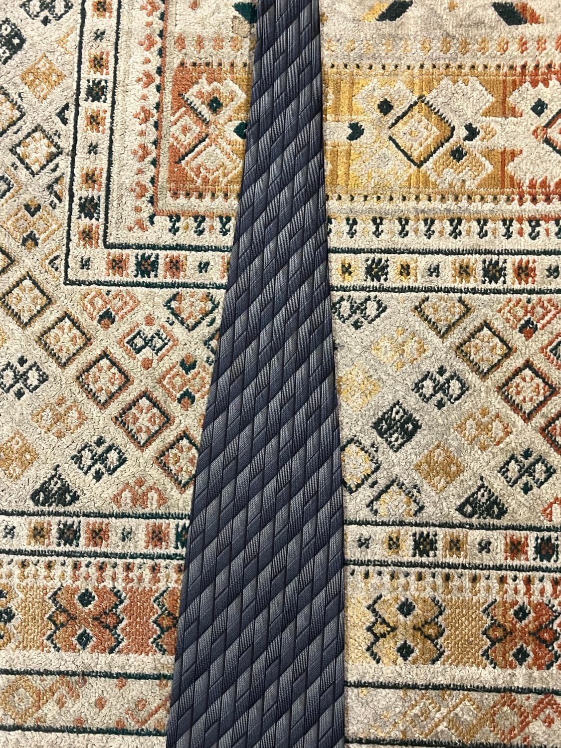 발망 패턴 넥타이 네이비 #csz3683 상품이미지5